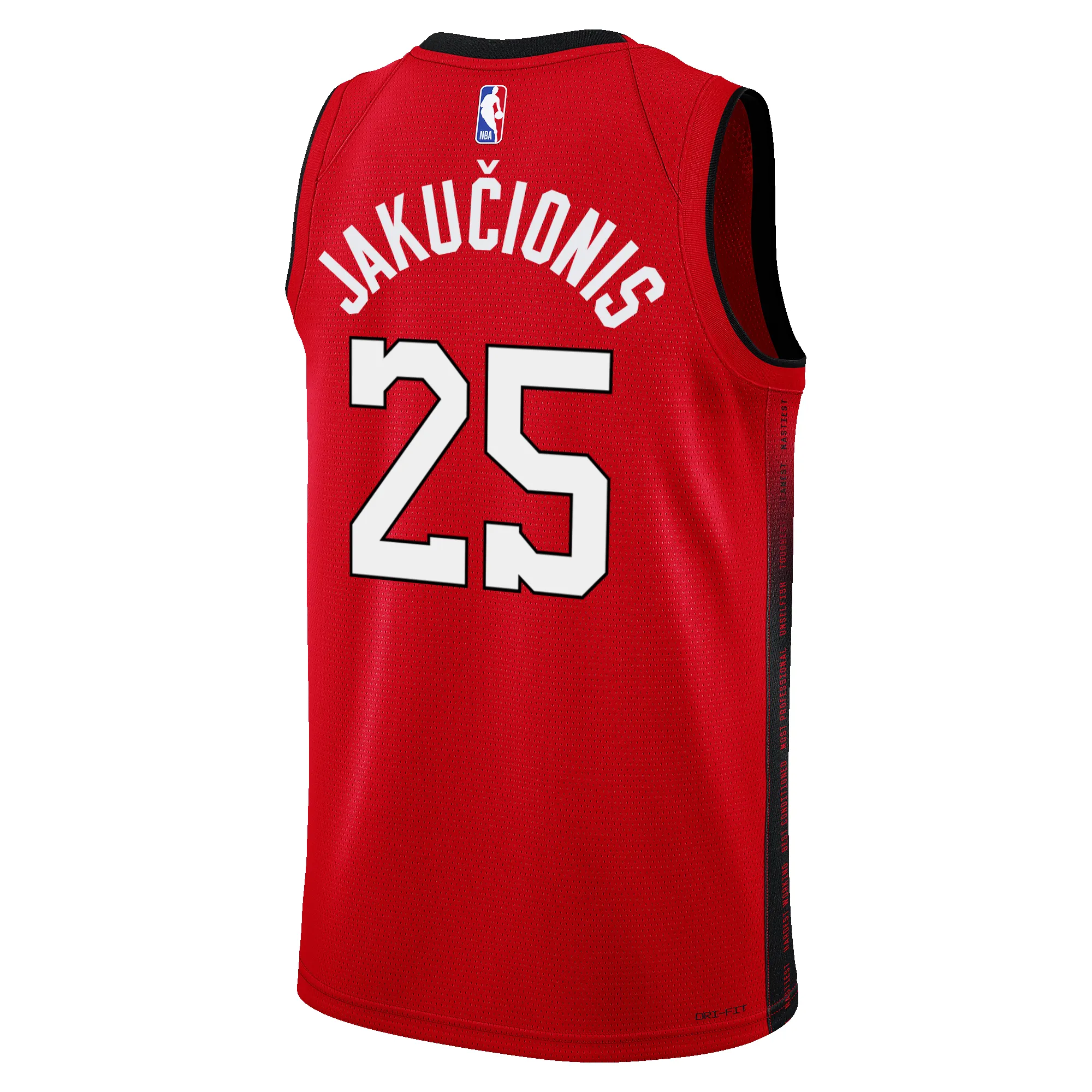Kasparas Jakučionis Nike HEAT Culture: Blood Red Youth Swingman Jersey sold by Miami Heat Store product image thumbnail 2