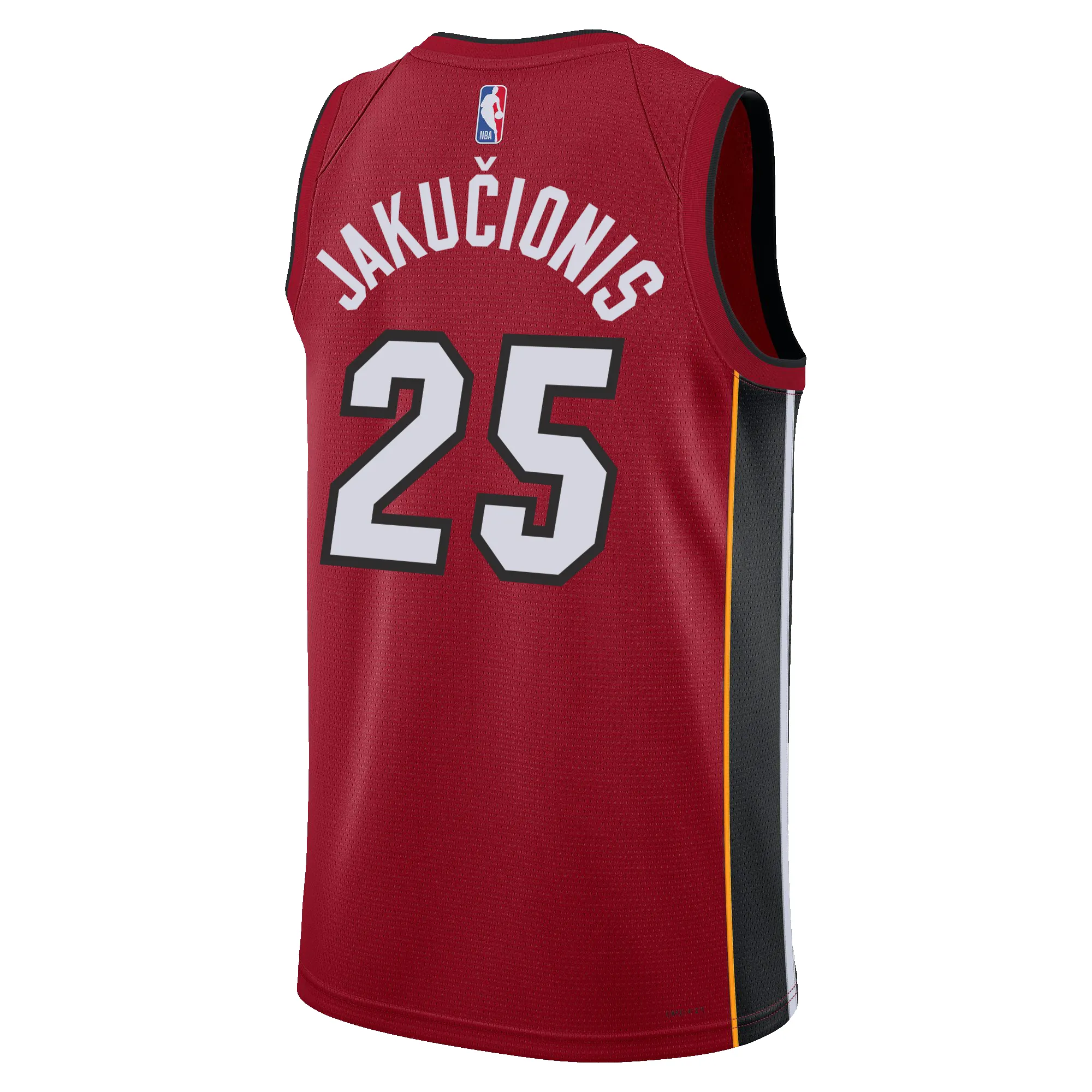 Kasparas Jakučionis Nike Jordan Brand Miami HEAT Statement Red Swingman Youth Jersey sold by Miami Heat Store product image thumbnail 2