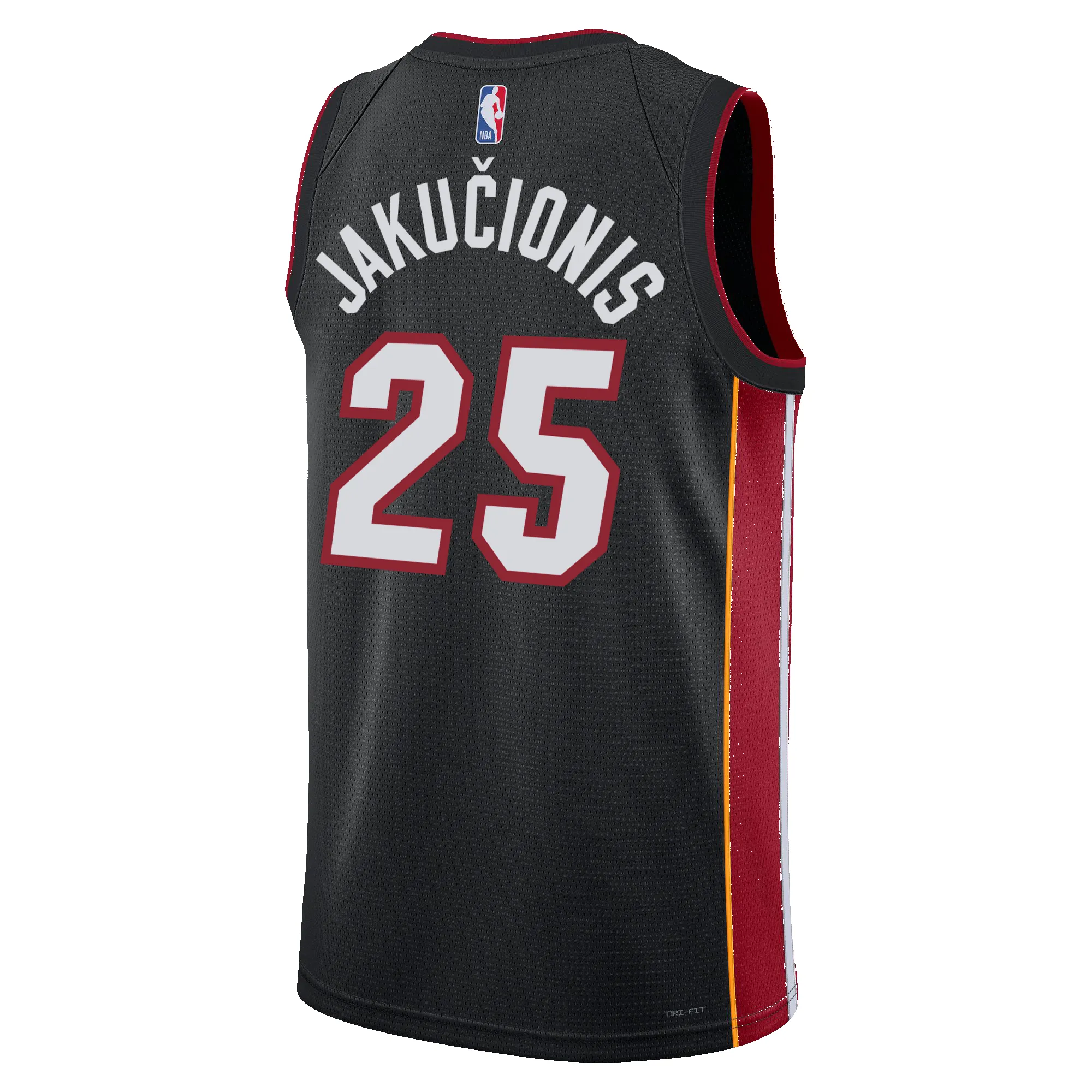 Kasparas Jakučionis Nike Miami HEAT Icon Black Swingman Jersey sold by Miami Heat Store product image thumbnail 2