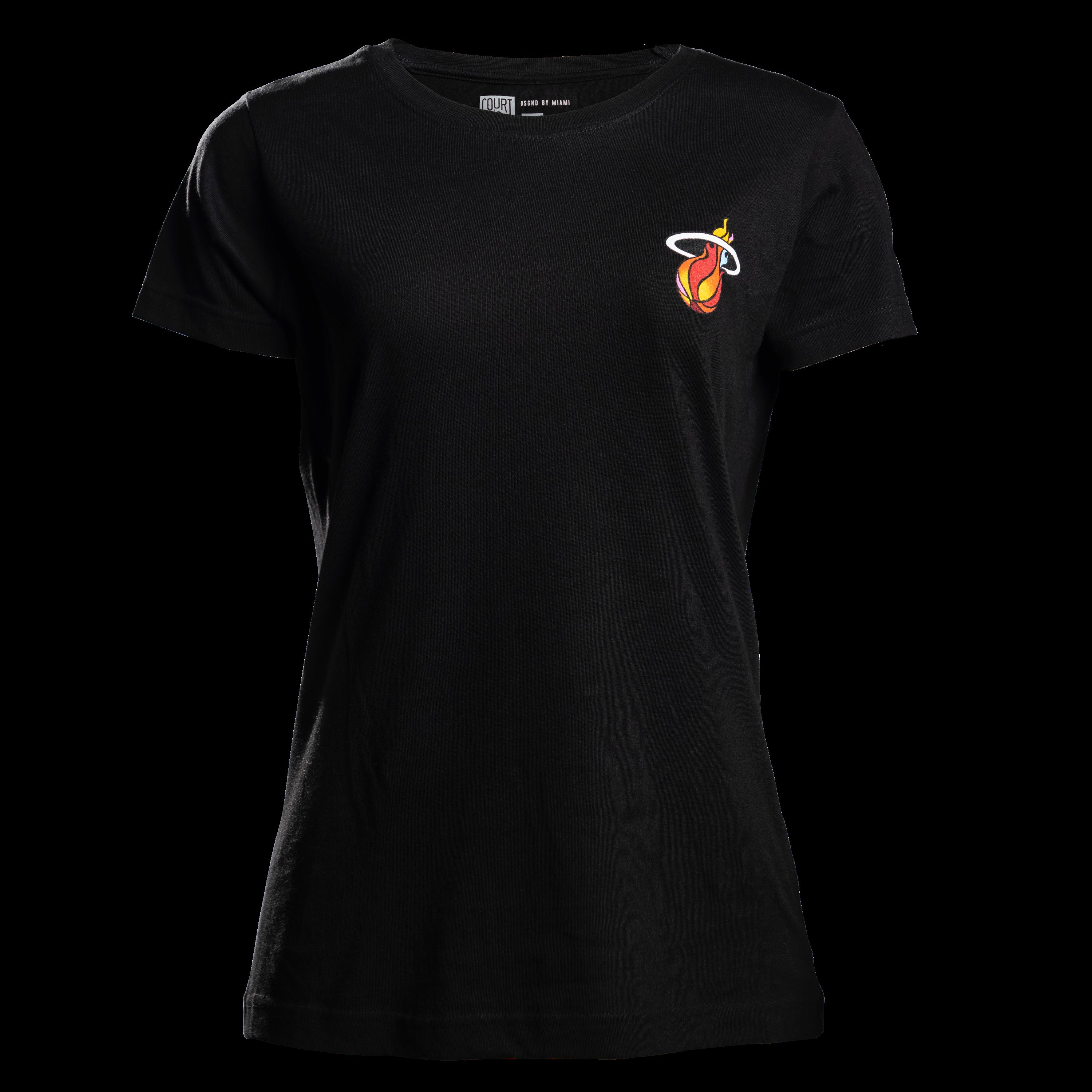 Court Culture Mashup Sticker Women's Tee sold by Miami Heat Store