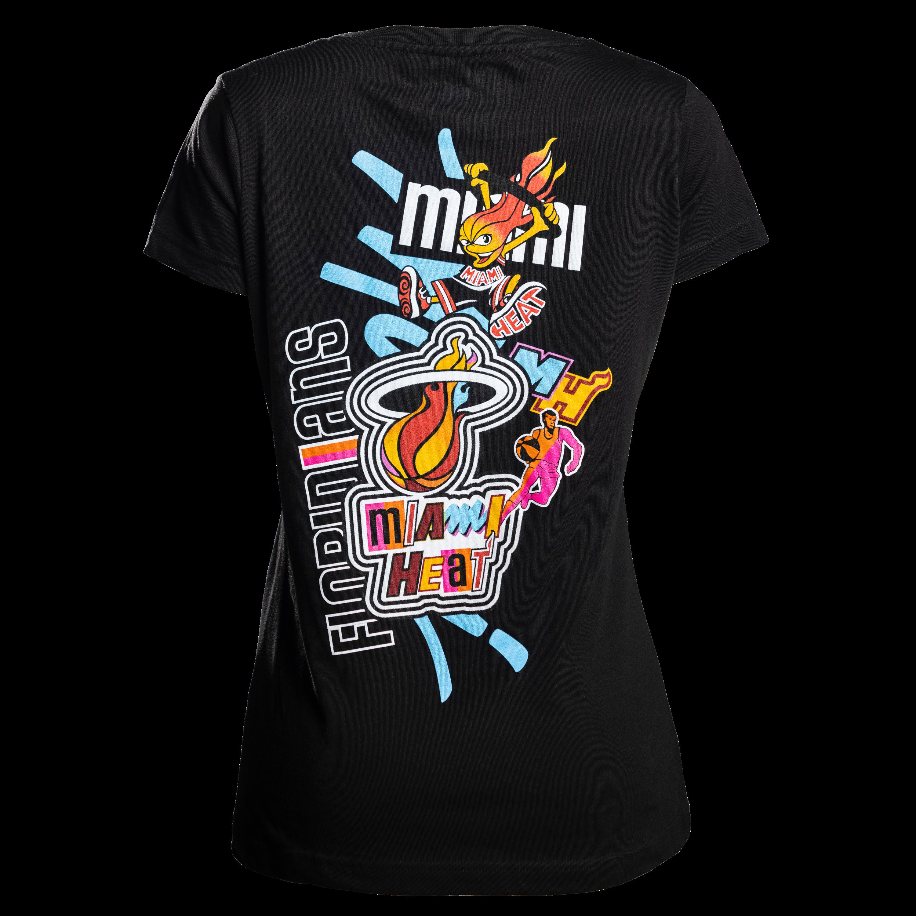 Court Culture Mashup Sticker Women's Tee sold by Miami Heat Store product image thumbnail 2