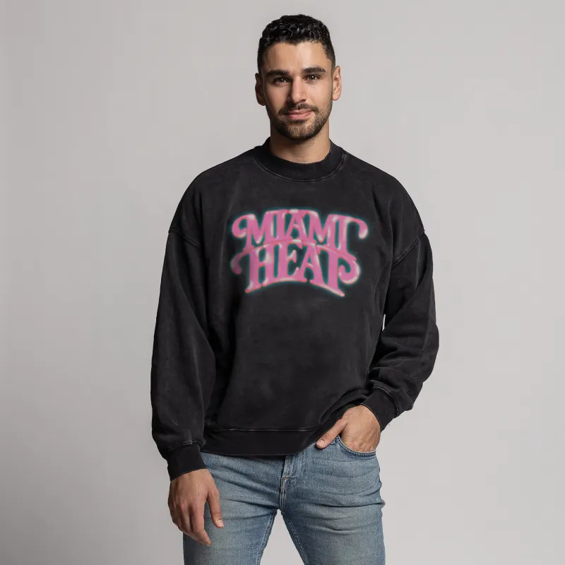 Court Culture "Retro Gloss" Oversized Crewneck sold by Miami Heat Store