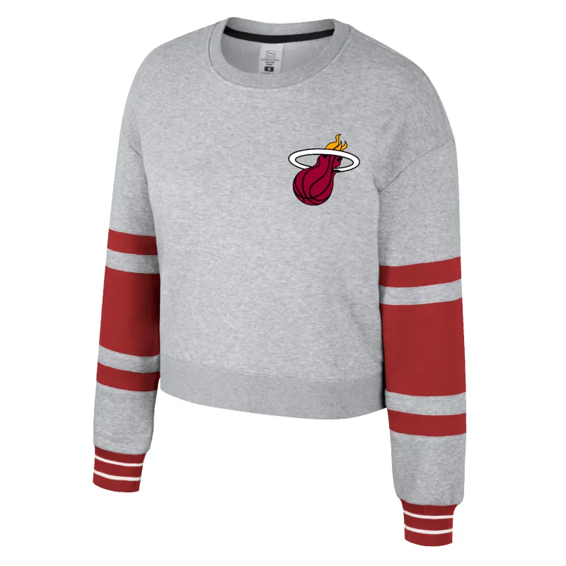 Stadium Essentials Miami HEAT Women's Cropped Crewneck sold by Miami Heat Store