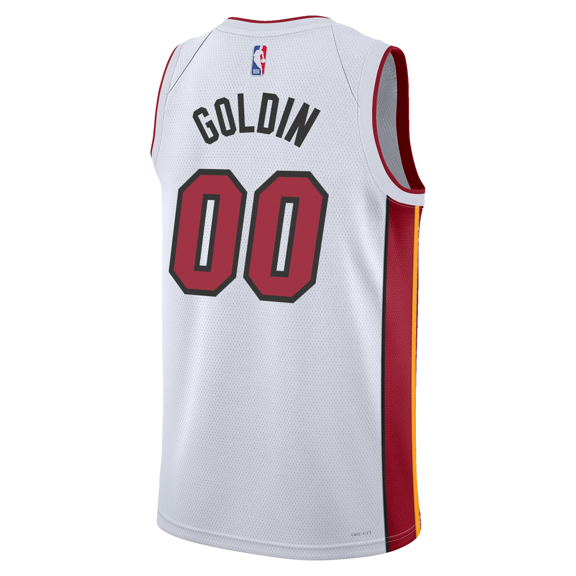 Vladislav Goldin Nike Miami HEAT Association White Swingman Jersey sold by Miami Heat Store product image thumbnail 3