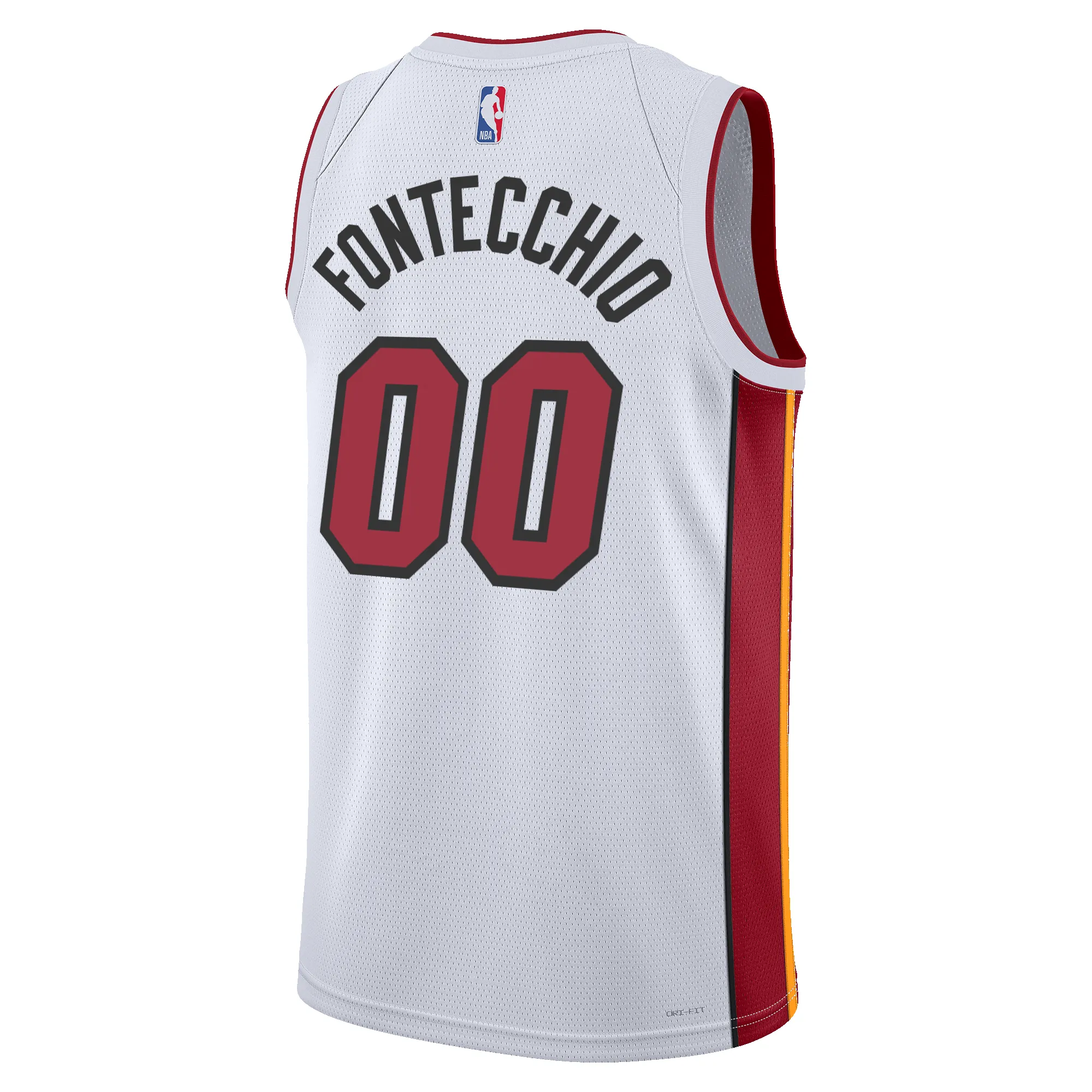 Simone Fontecchio Nike Miami HEAT Association White Swingman Jersey sold by Miami Heat Store product image thumbnail 3
