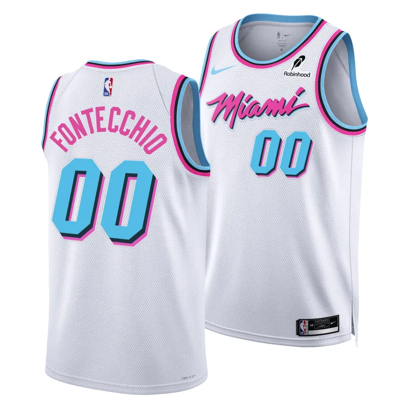Simone Fontecchio Nike Original Vice Swingman Jersey sold by Miami Heat Store