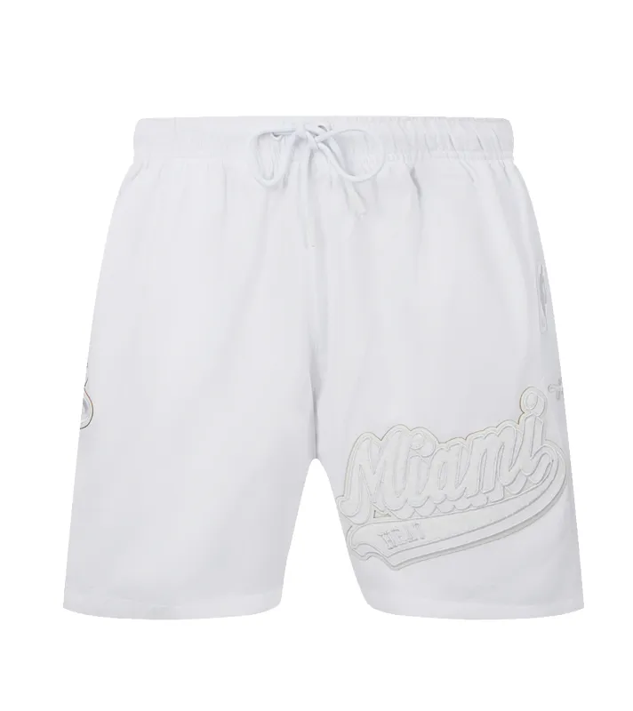 Pro Standard Miami HEAT White Out Woven Shorts sold by Miami Heat Store