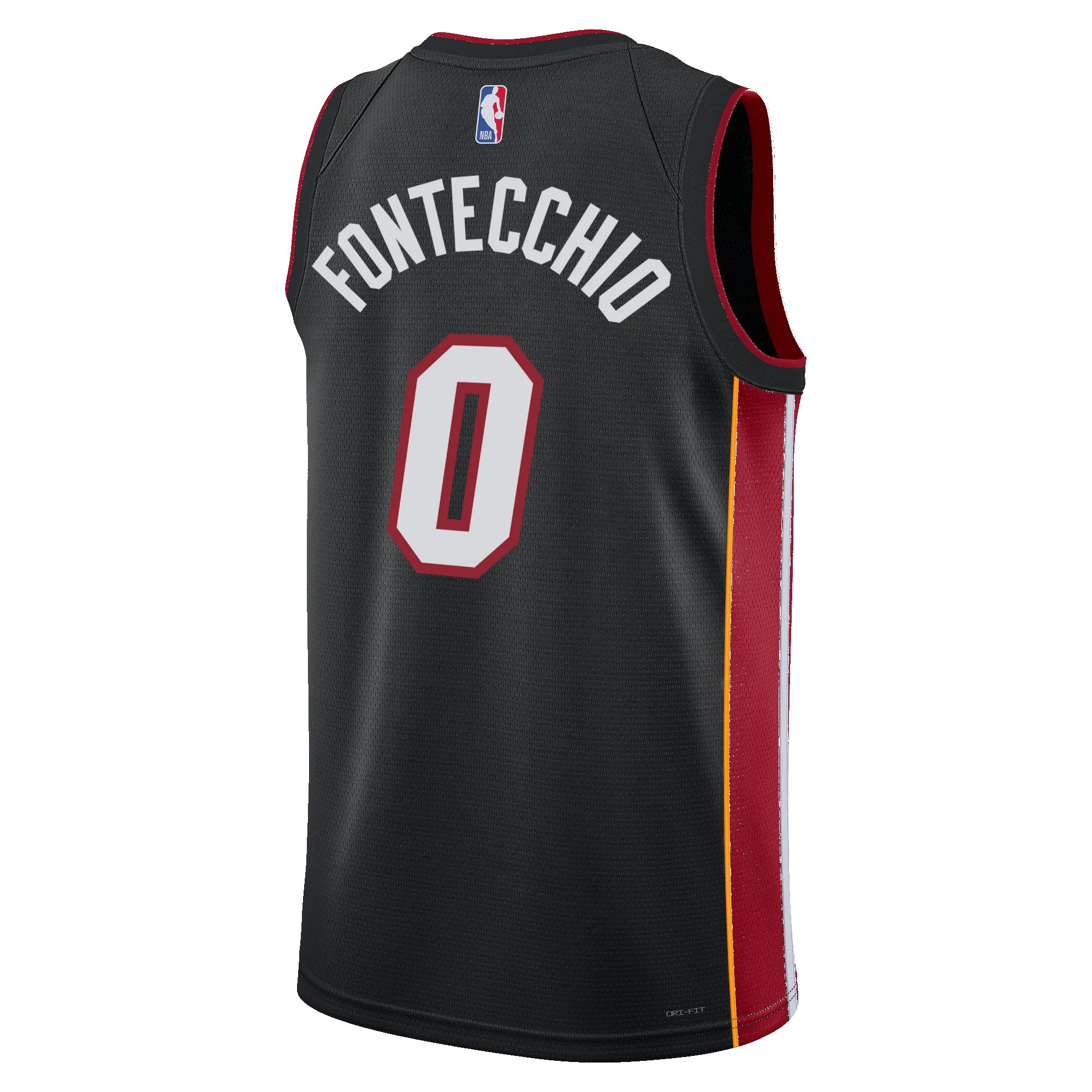 Simone Fontecchio Nike Miami HEAT Icon Black Youth Swingman Jersey sold by Miami Heat Store product image thumbnail 2