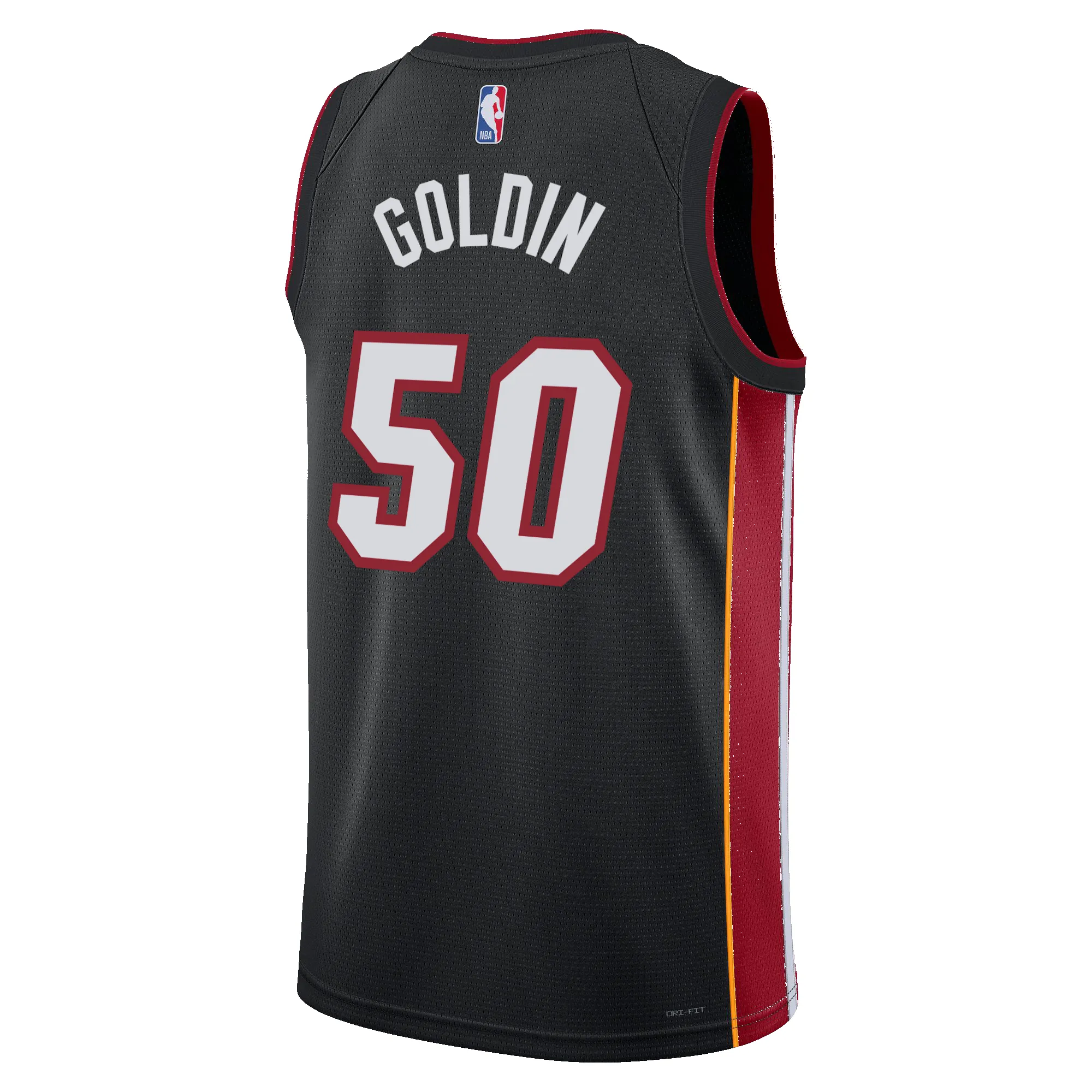 Vladislav Goldin Nike Miami HEAT Icon Black Swingman Jersey sold by Miami Heat Store product image thumbnail 2