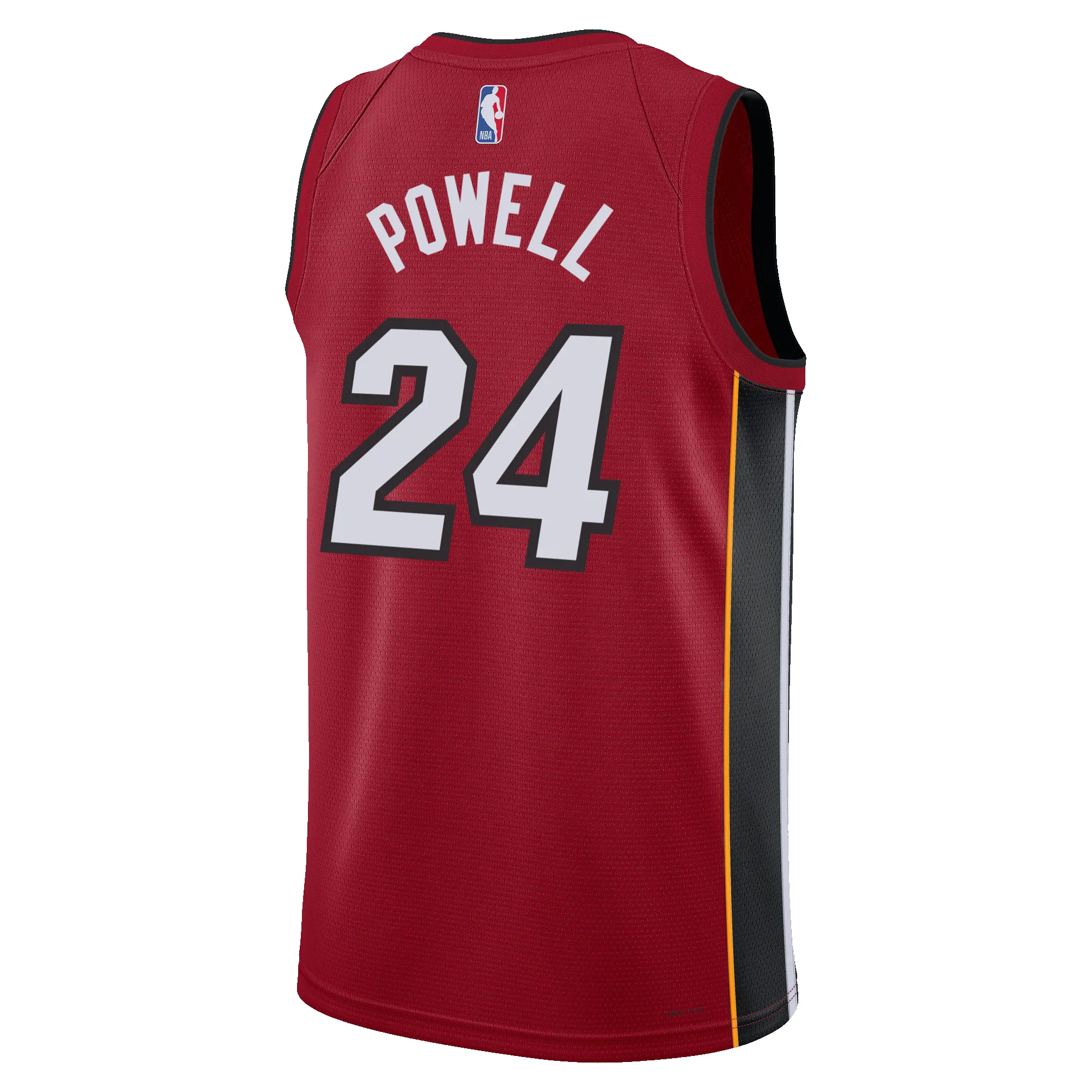 Norman Powell Nike Jordan Brand Miami HEAT Statement Red Swingman Youth Jersey sold by Miami Heat Store product image thumbnail 2