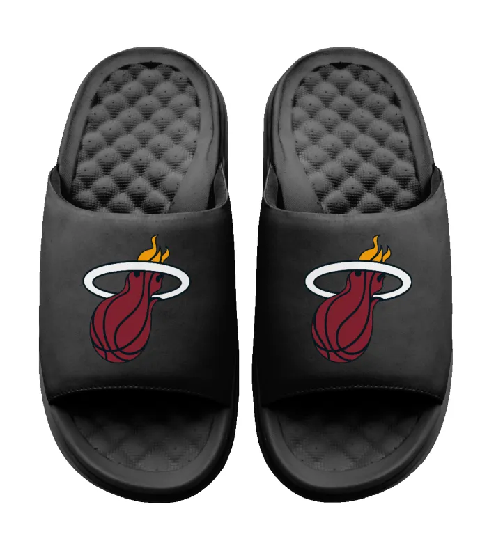 ISlide Miami HEAT Black Logo Sandals sold by Miami Heat Store
