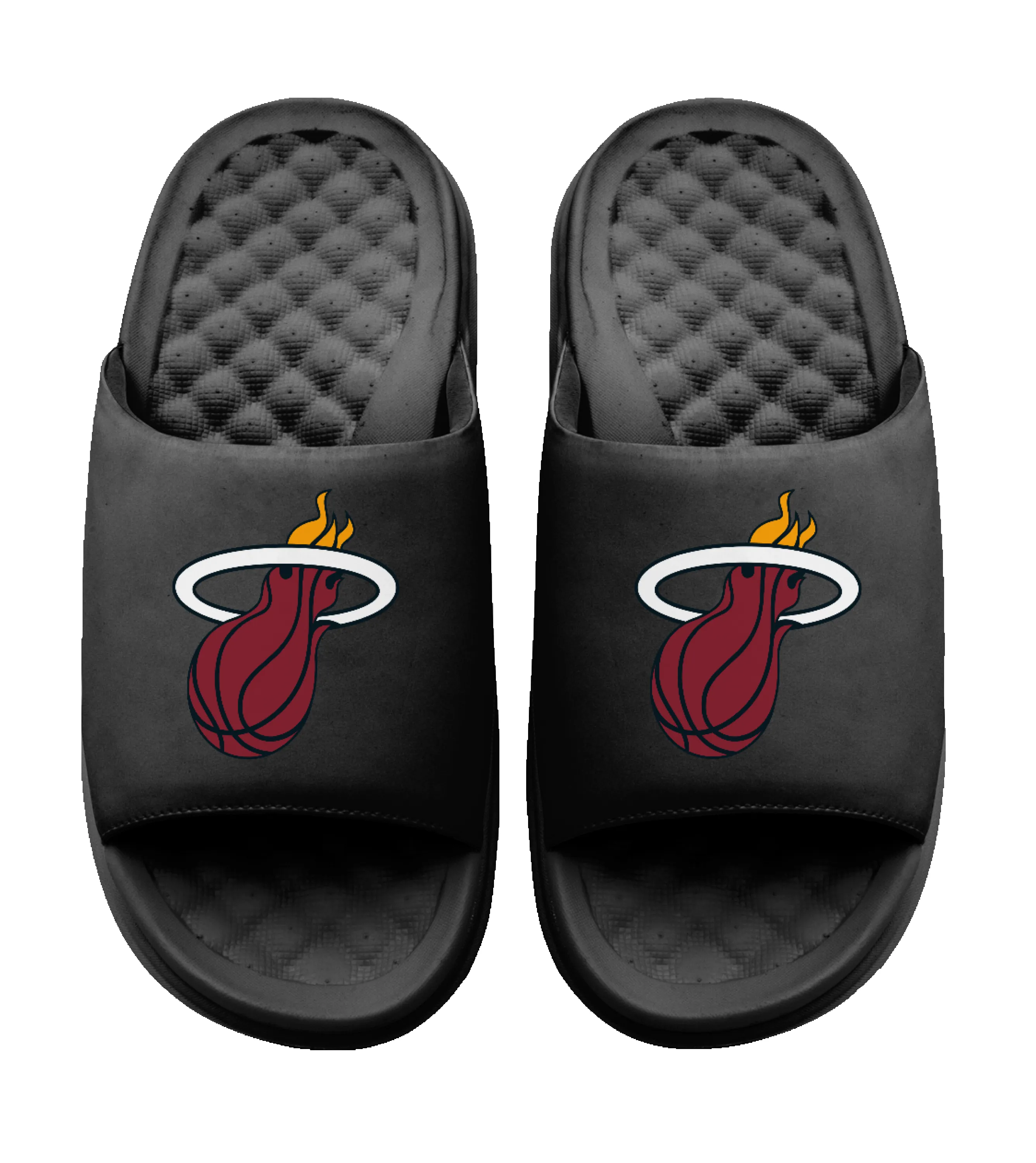 ISlide Miami HEAT Black Logo Sandals sold by Miami Heat Store