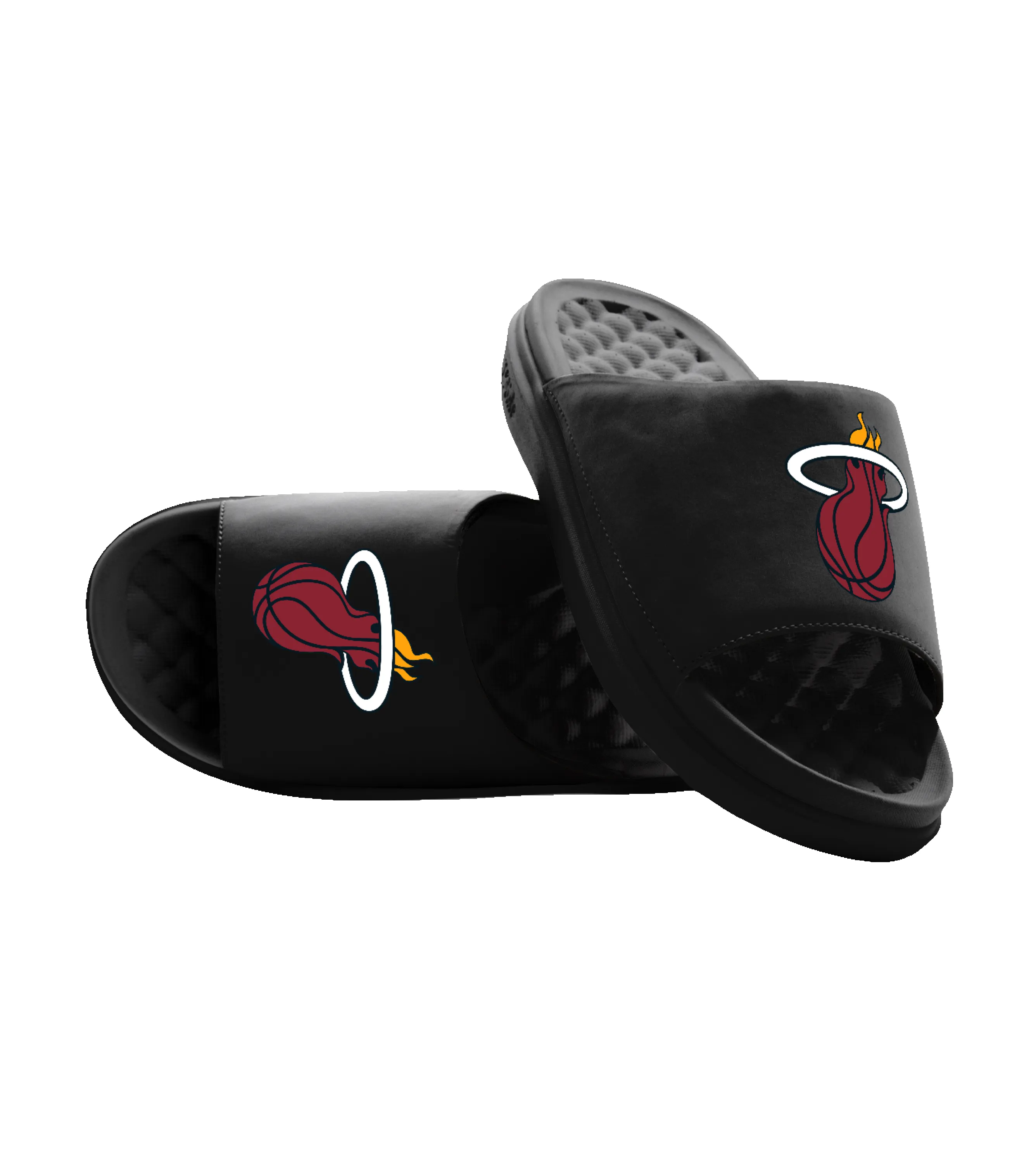ISlide Miami HEAT Black Logo Sandals sold by Miami Heat Store product image thumbnail 2