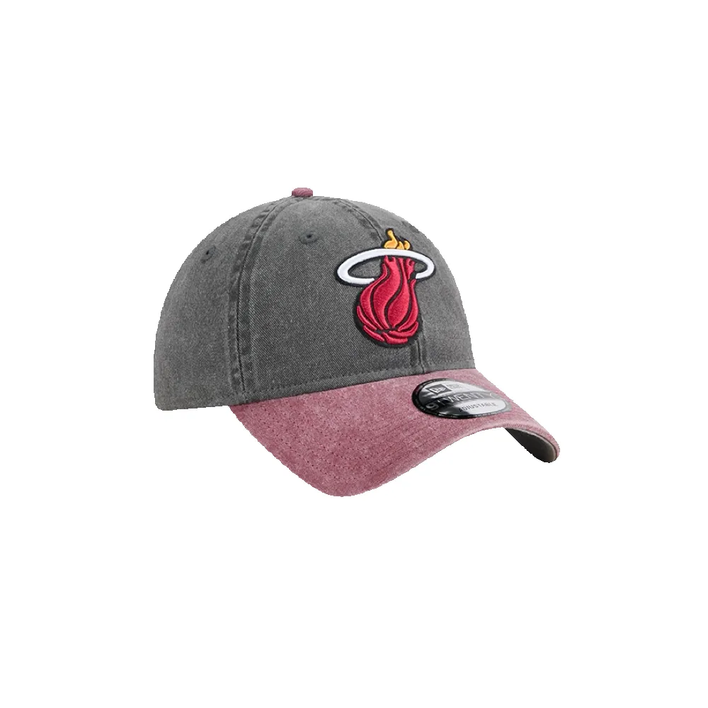 New Era Miami HEAT Black Washed Dad Hat sold by Miami Heat Store product image thumbnail 5
