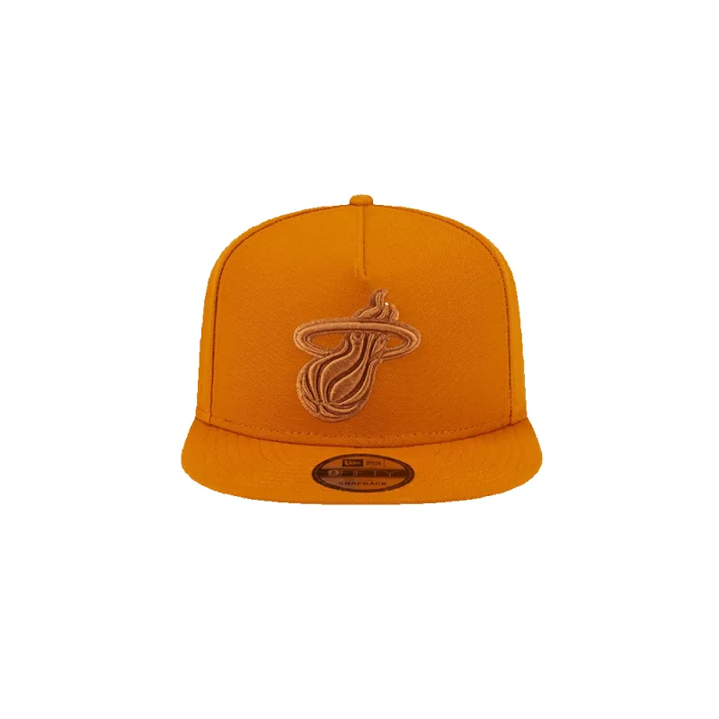 New Era Miami HEAT Brown Snapback sold by Miami Heat Store