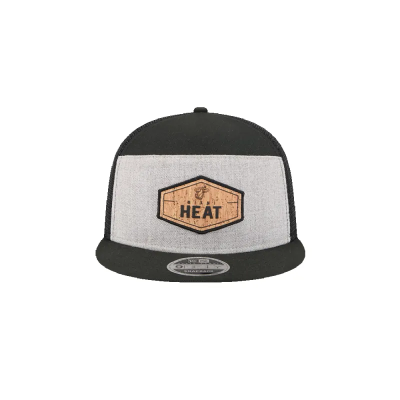 New Era Miami HEAT Cork Trucker Snapback sold by Miami Heat Store