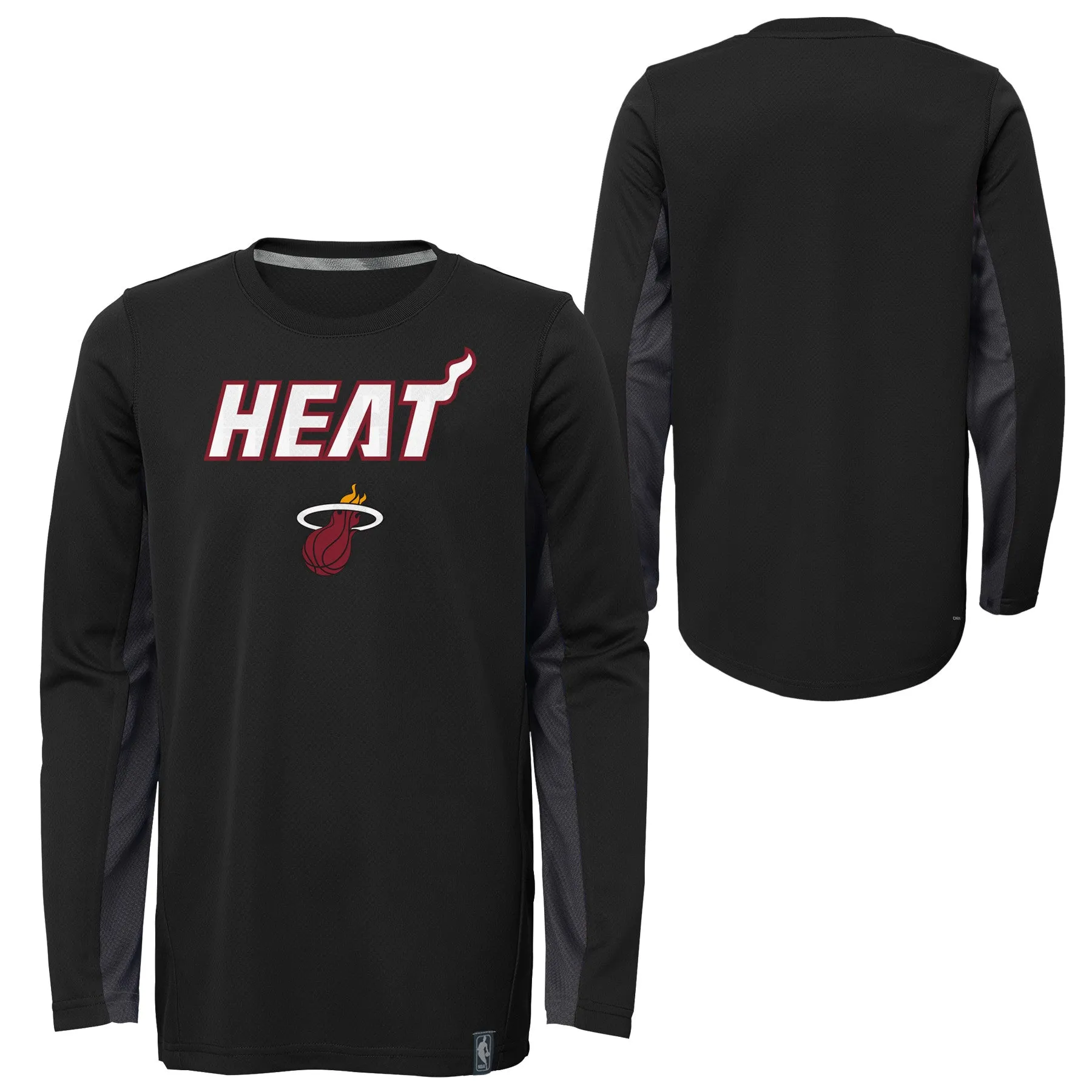 Miami HEAT Youth Long Sleeve Shooter Tee sold by Miami Heat Store product image thumbnail 3