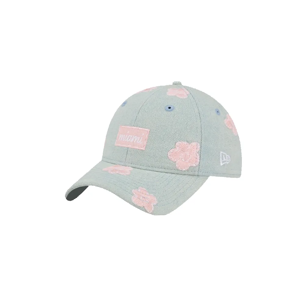 New Era Miami HEAT Floral Youth Dad Hat sold by Miami Heat Store product image thumbnail 3