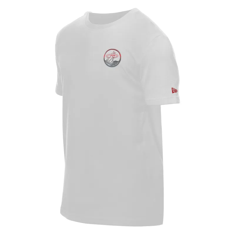 New Era Miami HEAT White Basketball Tee sold by Miami Heat Store