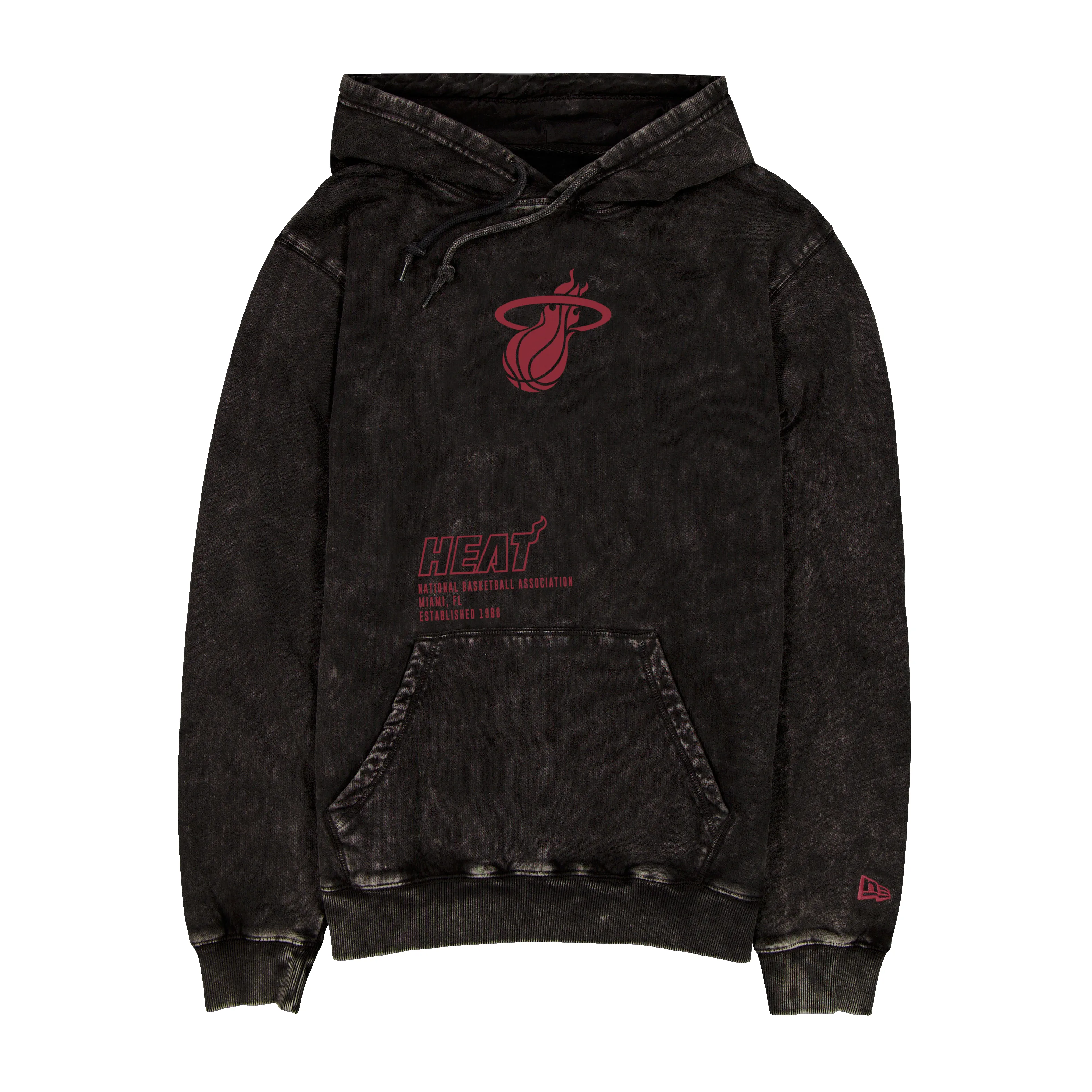 New Era Miami HEAT Mineral Wash Logo Hood sold by Miami Heat Store