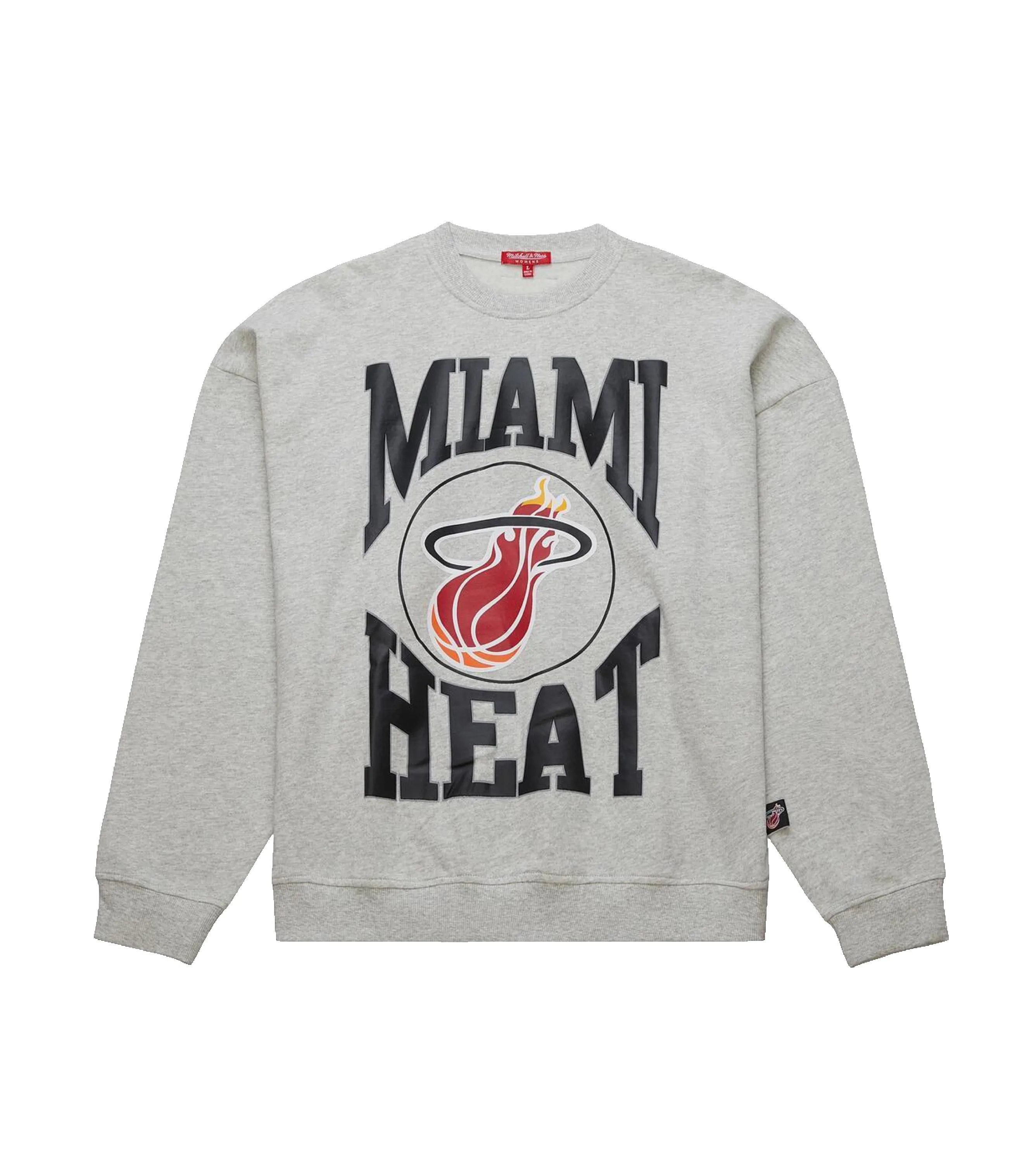 Mitchell & Ness Miami HEAT Lightweight Women's Crewneck sold by Miami Heat Store