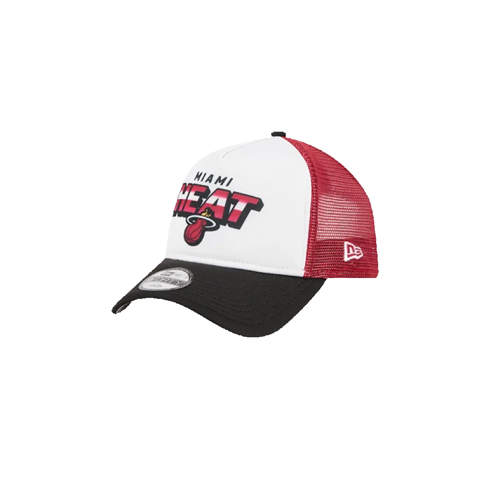 New Era Miami HEAT Streak Youth Trucker Snapback sold by Miami Heat Store product image thumbnail 3