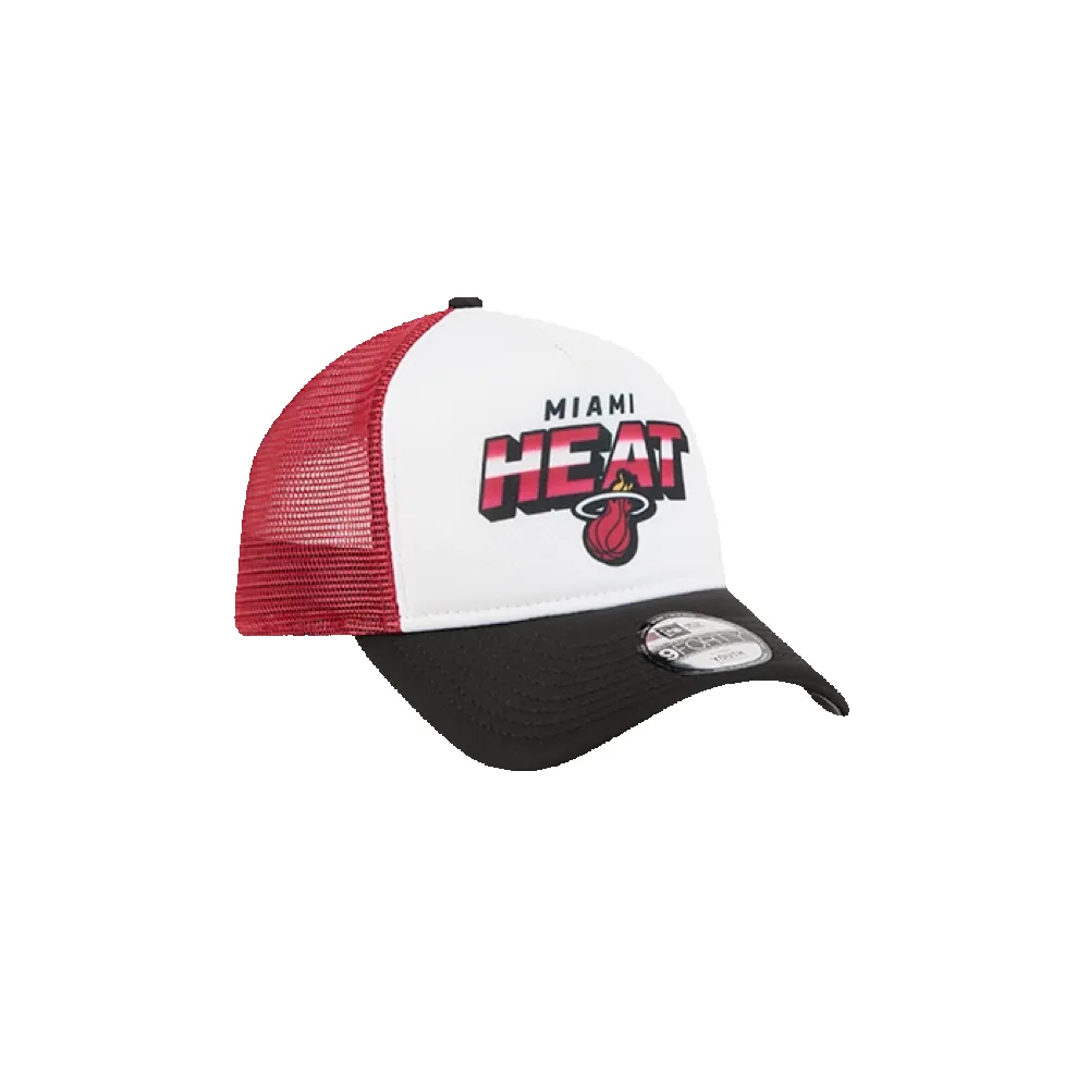 New Era Miami HEAT Streak Youth Trucker Snapback sold by Miami Heat Store product image thumbnail 5