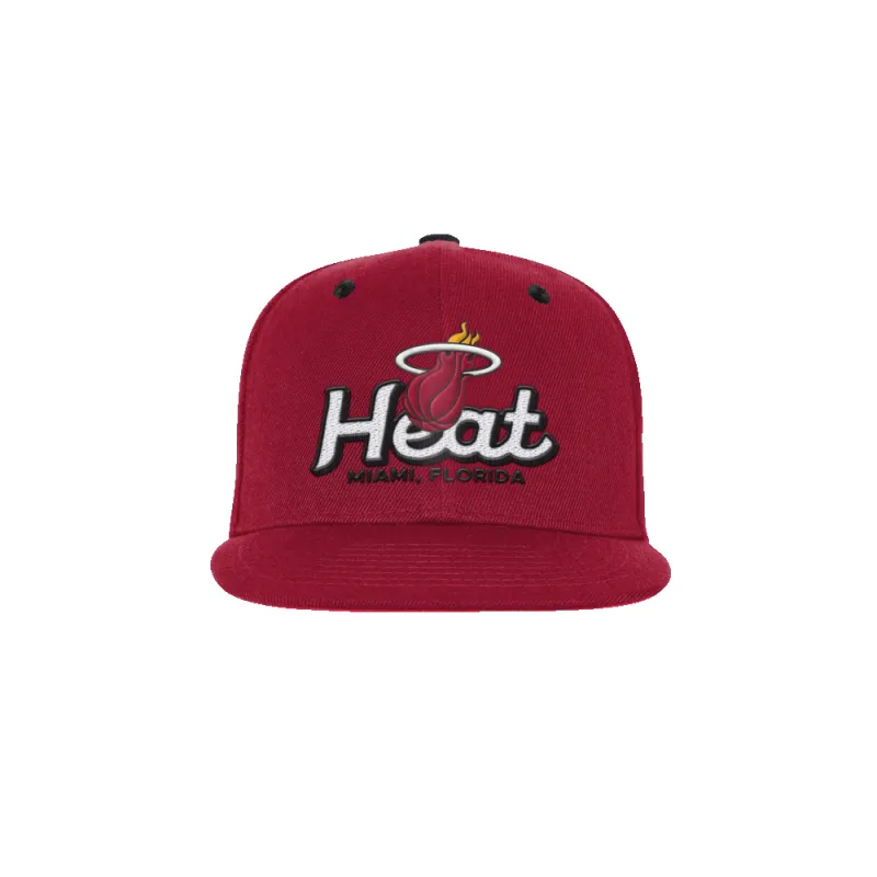 Miami HEAT Red Script Youth Snapback sold by Miami Heat Store
