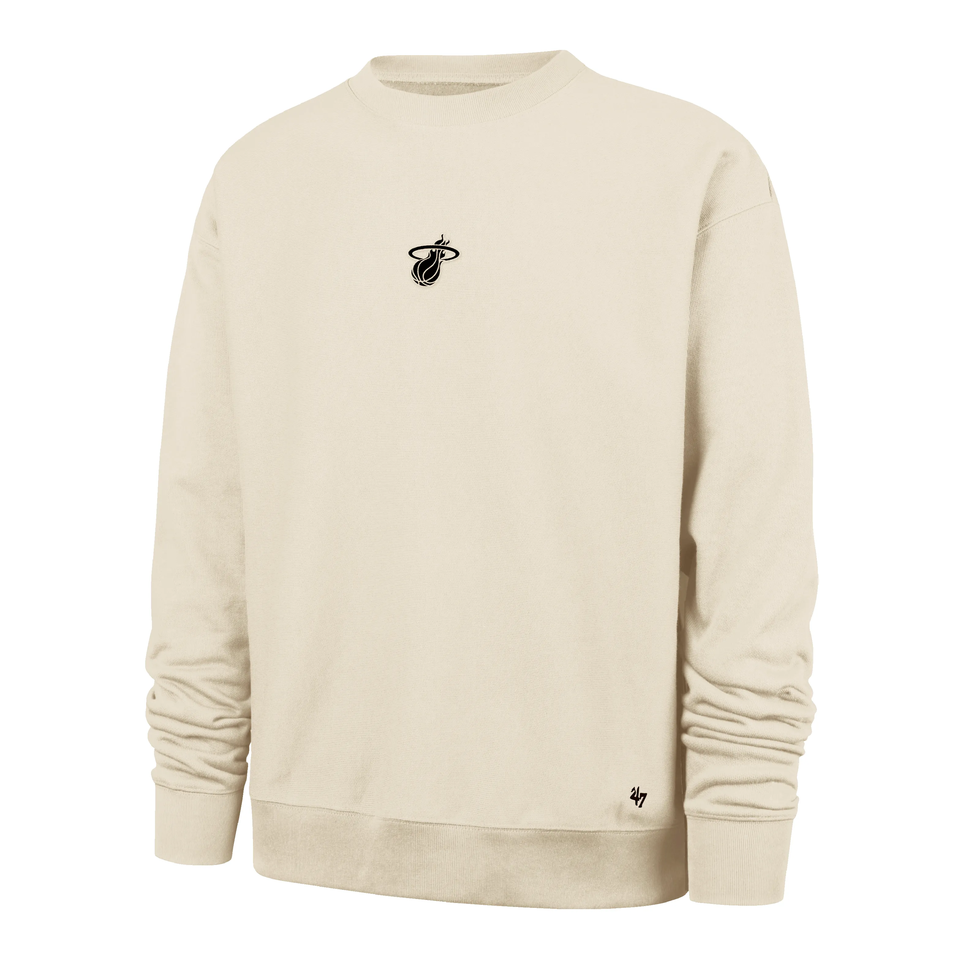 '47 Brand Miami HEAT Cream Logo Foundation Crewneck sold by Miami Heat Store