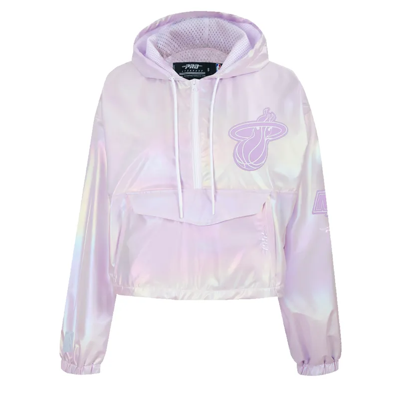 Pro Standard Miami HEAT Hologram Half Zip Women's Hoodie sold by Miami Heat Store