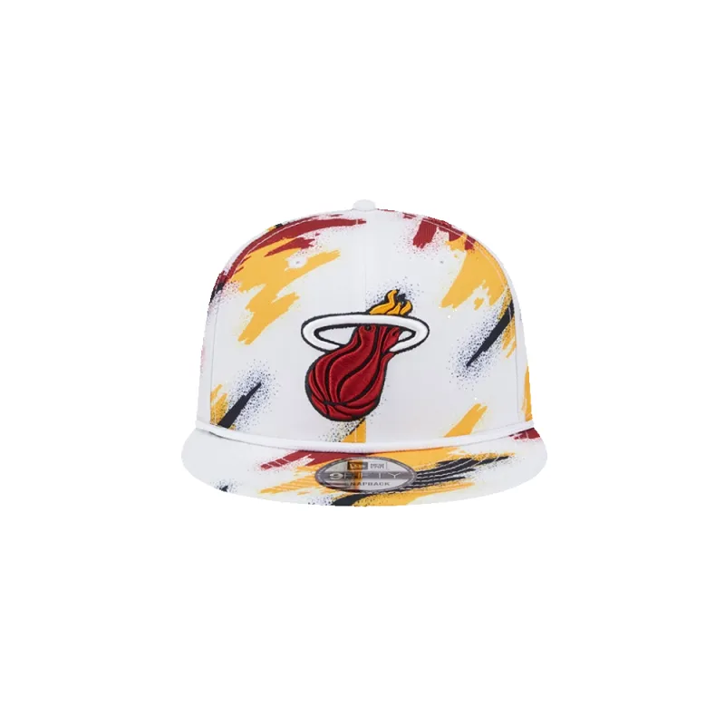 New Era Miami HEAT Youth Paint Snapback sold by Miami Heat Store