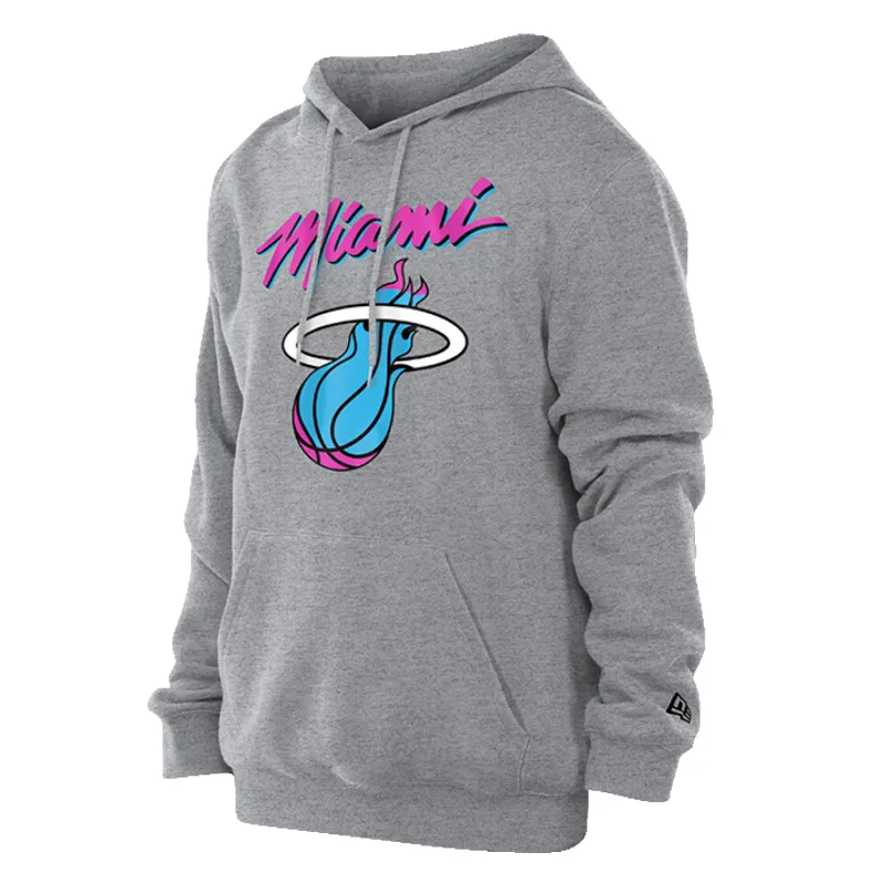 New Era Miami HEAT Original Vice Grey Hoodie sold by Miami Heat Store