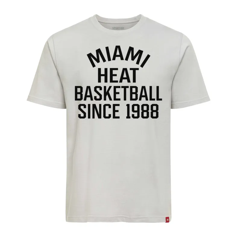 Sportiqe Miami HEAT 1988 Basketball Tee sold by Miami Heat Store
