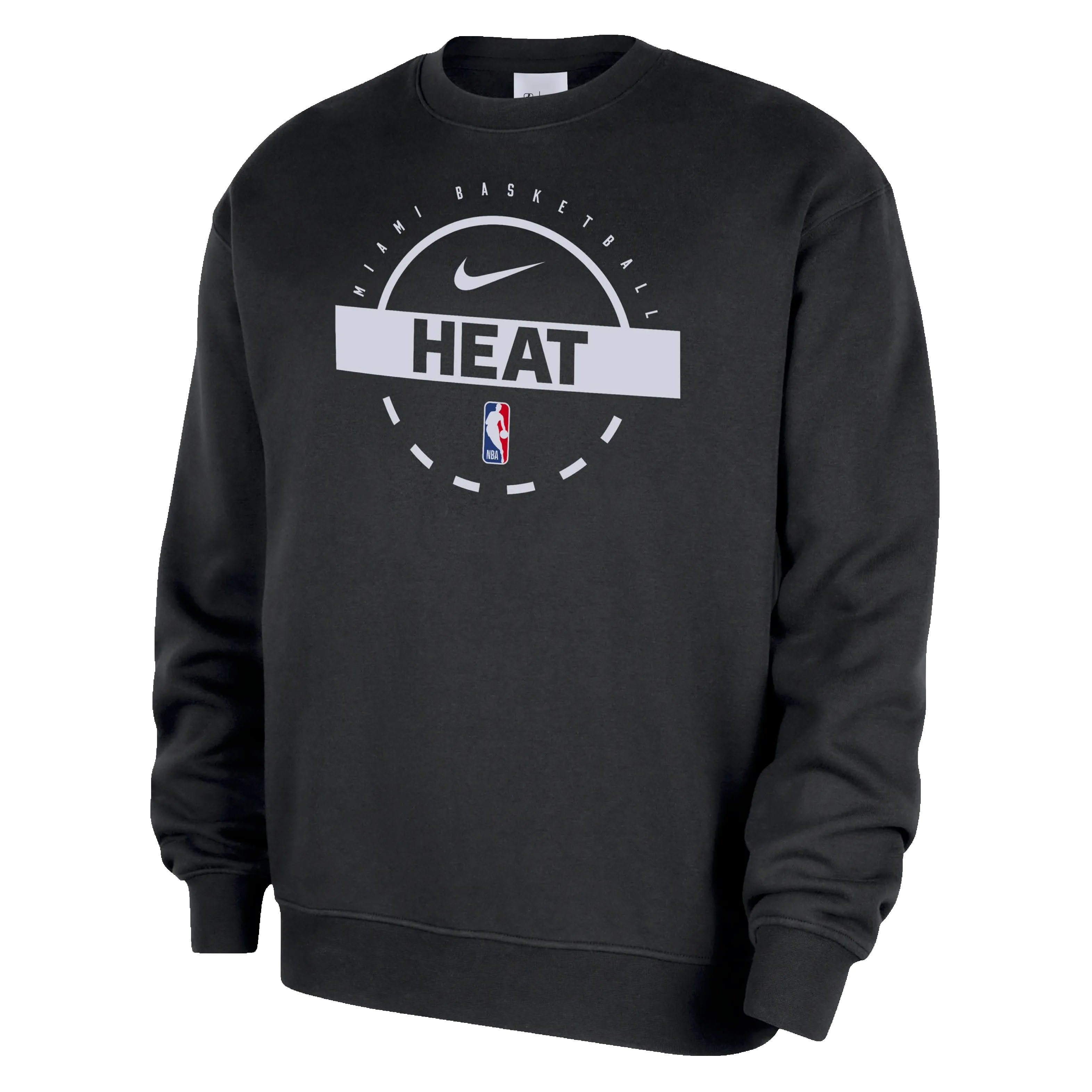 Nike Miami HEAT 2025-26 On-Court Practice Crewneck sold by Miami Heat Store