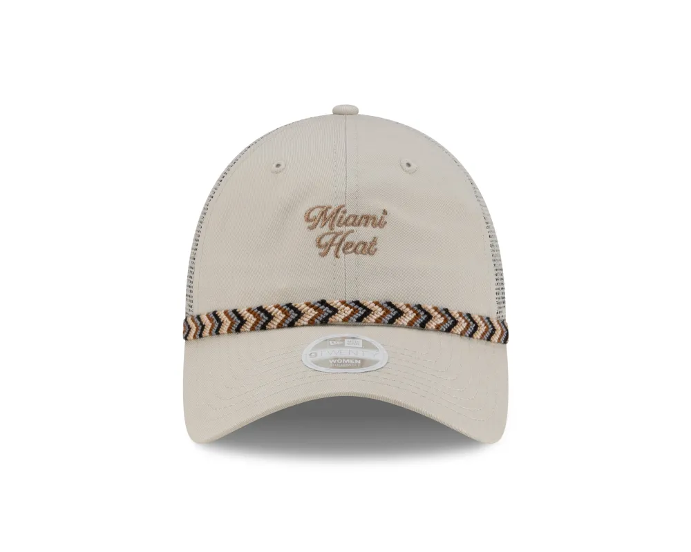 New Era Miami HEAT Fishtail Women's Trucker Hat sold by Miami Heat Store