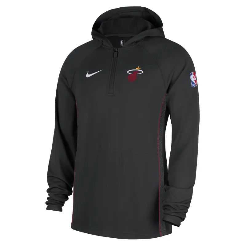 Nike Miami HEAT On-Court 1/4 Zip Hoodie sold by Miami Heat Store