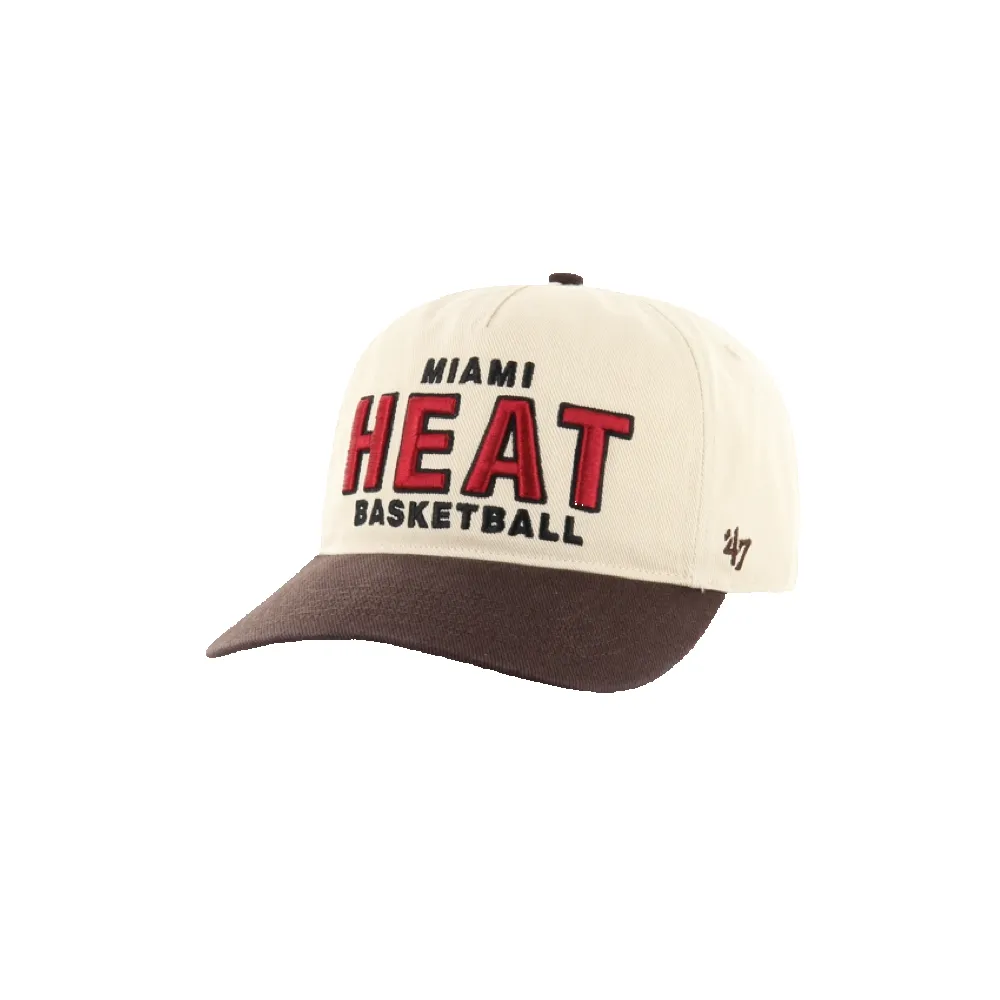 '47 Brand Miami HEAT Tan Hitch Snapback sold by Miami Heat Store
