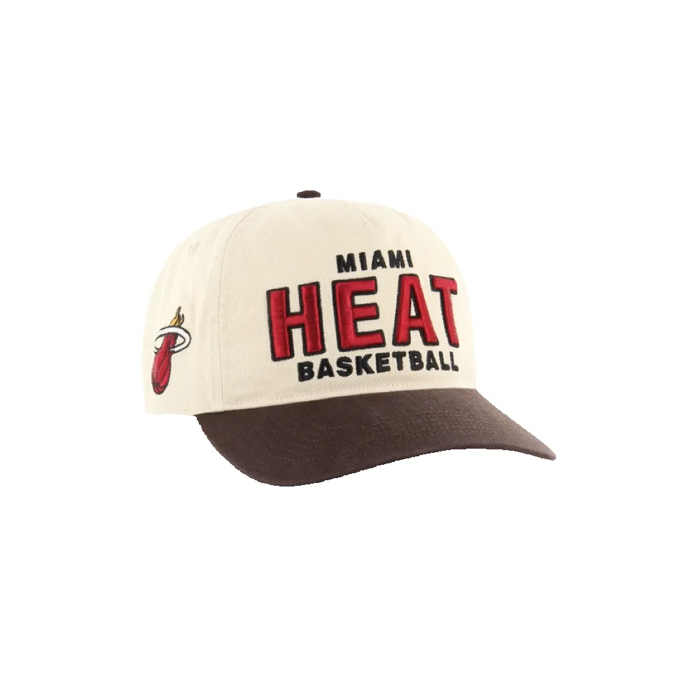 '47 Brand Miami HEAT Tan Hitch Snapback sold by Miami Heat Store product image thumbnail 3