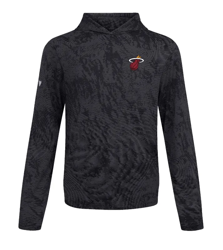 Levelwear Miami HEAT Long Sleeve Hoodie Tee sold by Miami Heat Store