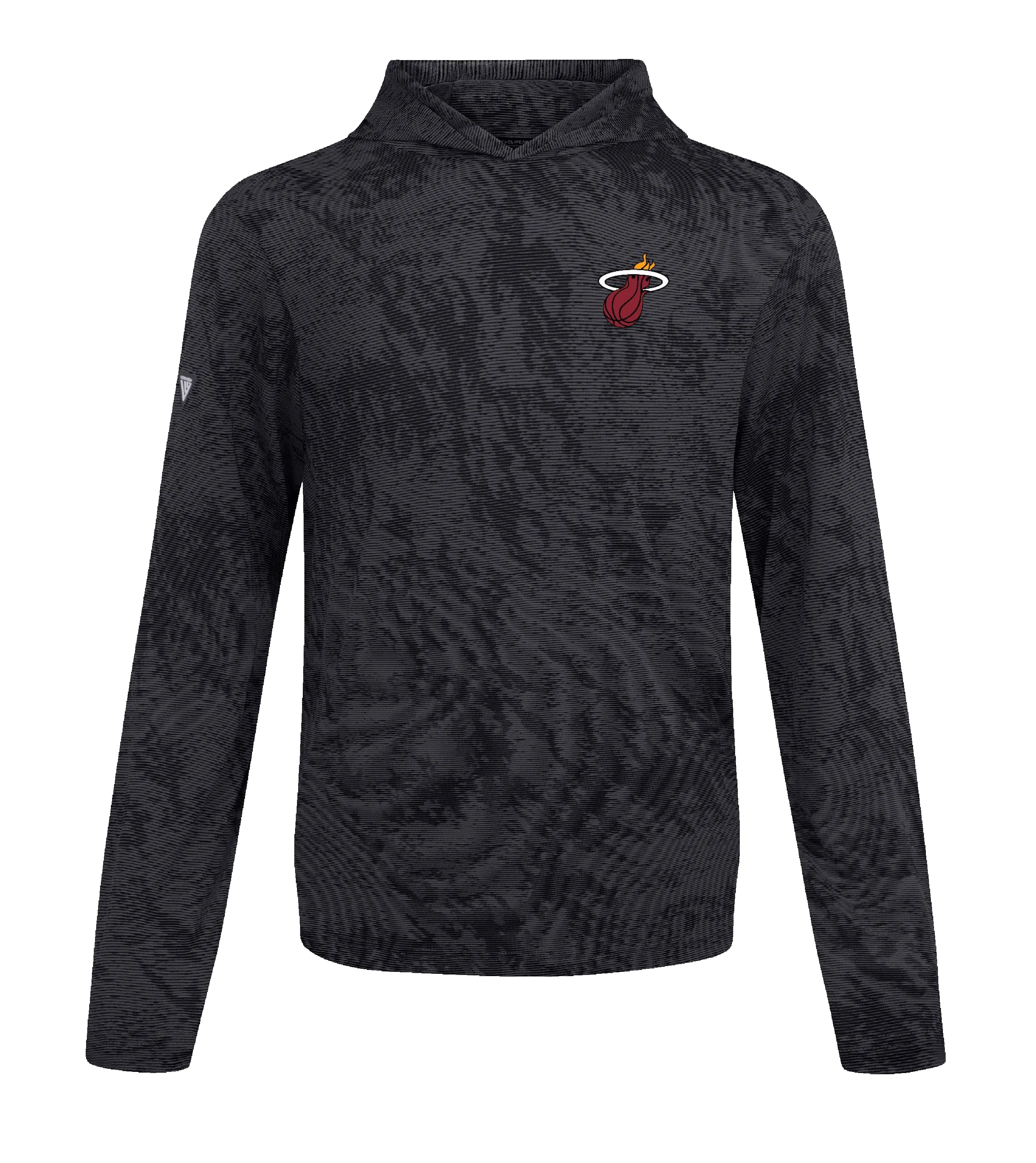 Levelwear Miami HEAT Long Sleeve Hoodie Tee sold by Miami Heat Store