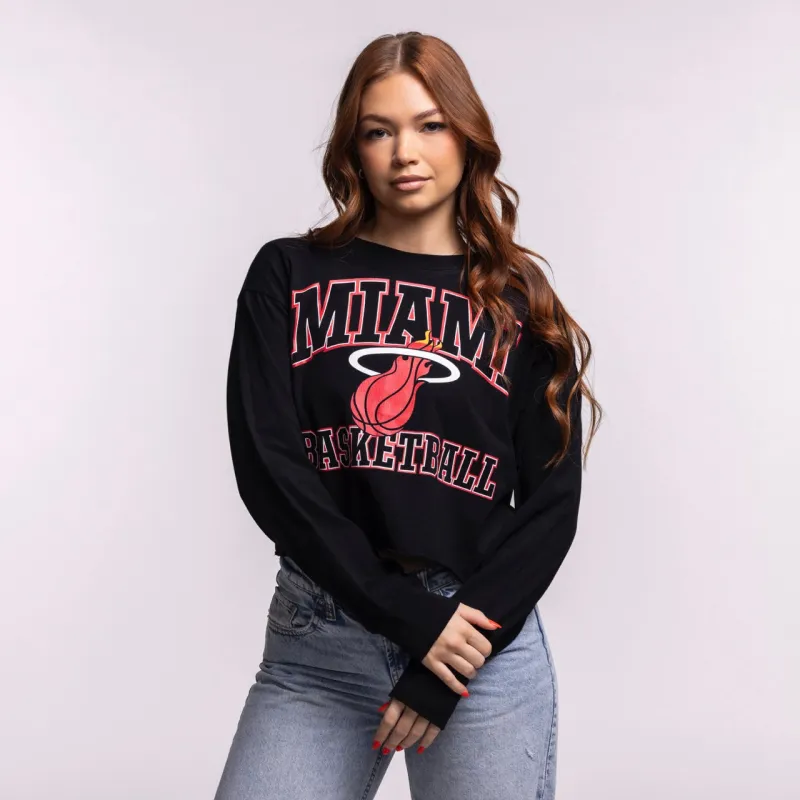 Court Culture "Miami Basketball" Longsleeve Crop sold by Miami Heat Store