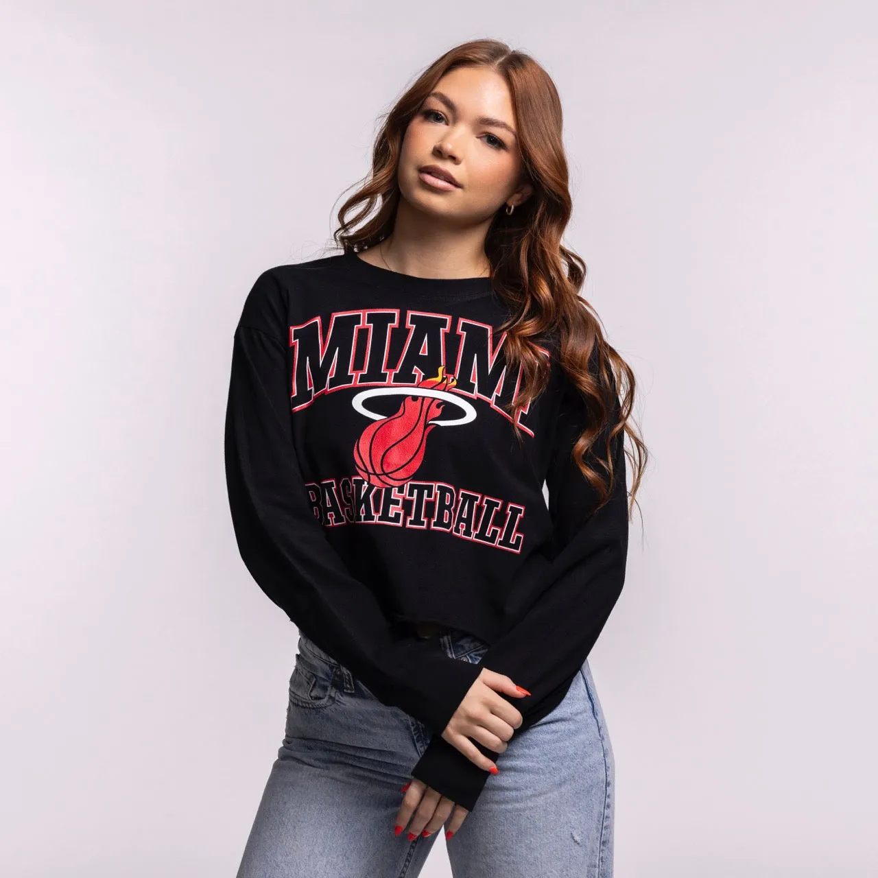 Court Culture "Miami Basketball" Longsleeve Crop sold by Miami Heat Store product image thumbnail 4