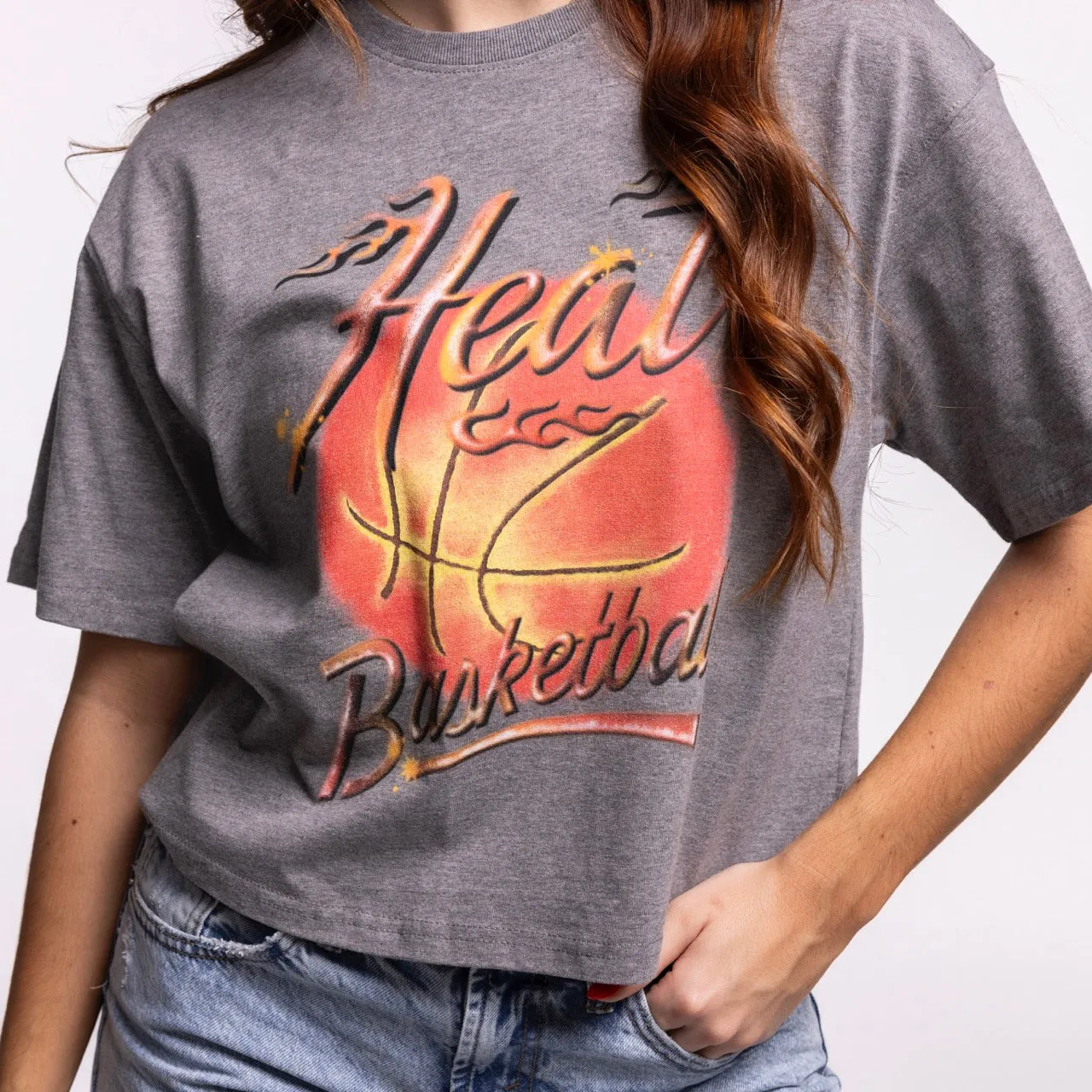 Court Culture "Airbrush" Boxy Crop sold by Miami Heat Store product image thumbnail 3