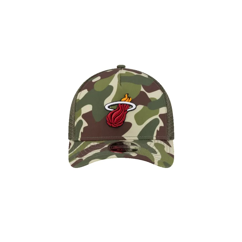 Court Culture Miami HEAT "Camo" Mesh Trucker sold by Miami Heat Store