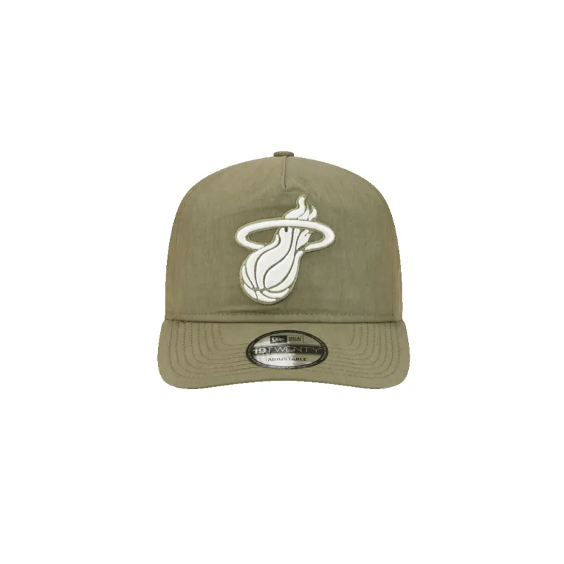 New Era Miami HEAT Nylon Green Snapback made by New Era