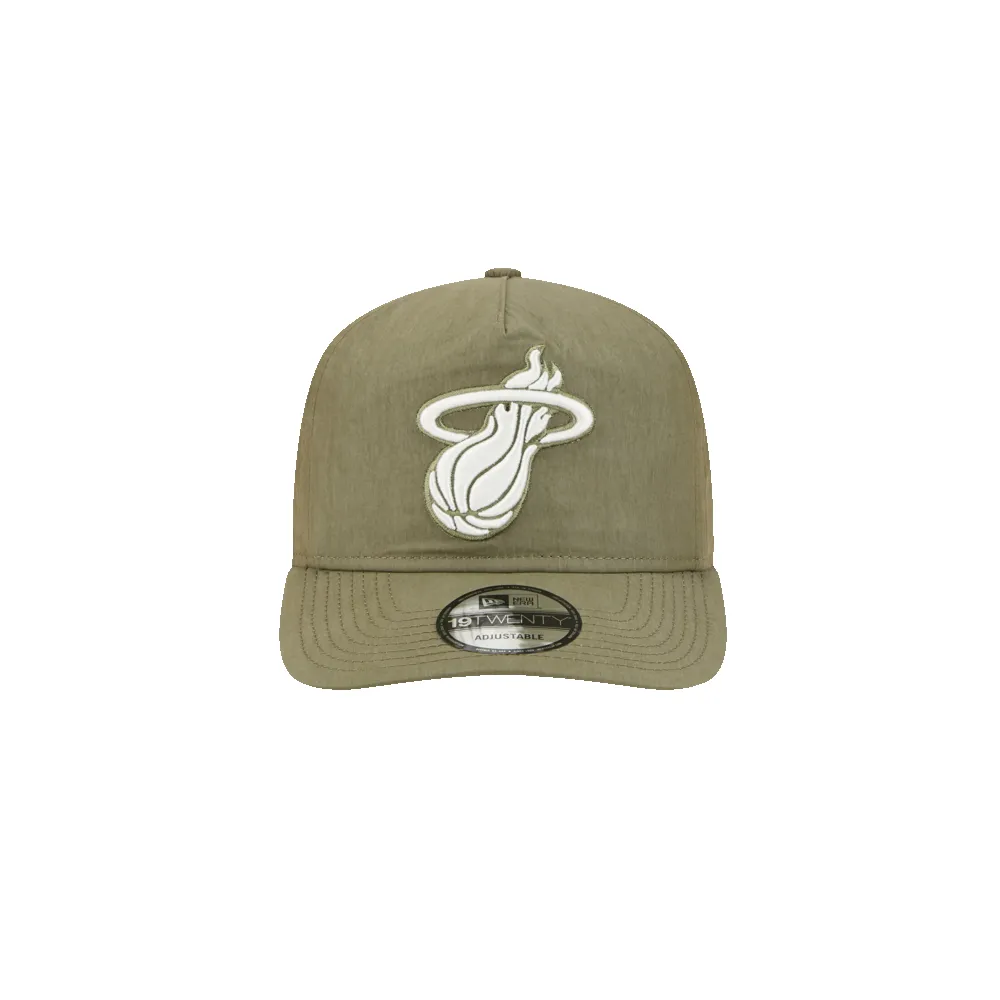 New Era Miami HEAT Nylon Green Snapback sold by Miami Heat Store