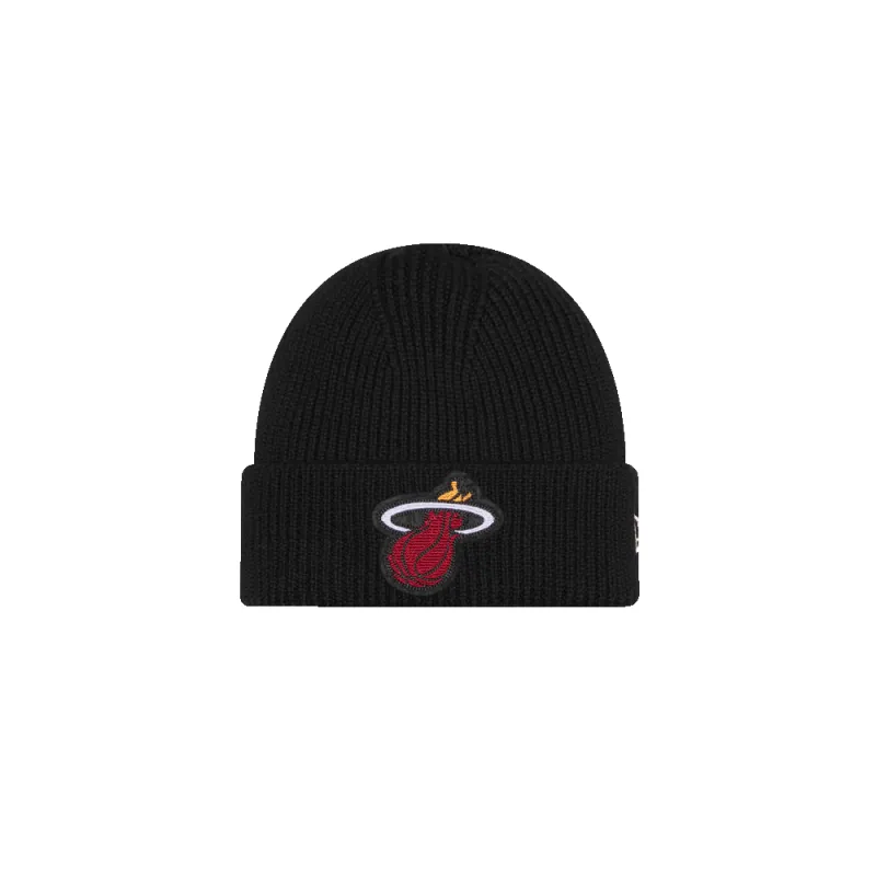 New Era Miami HEAT Black Beanie sold by Miami Heat Store