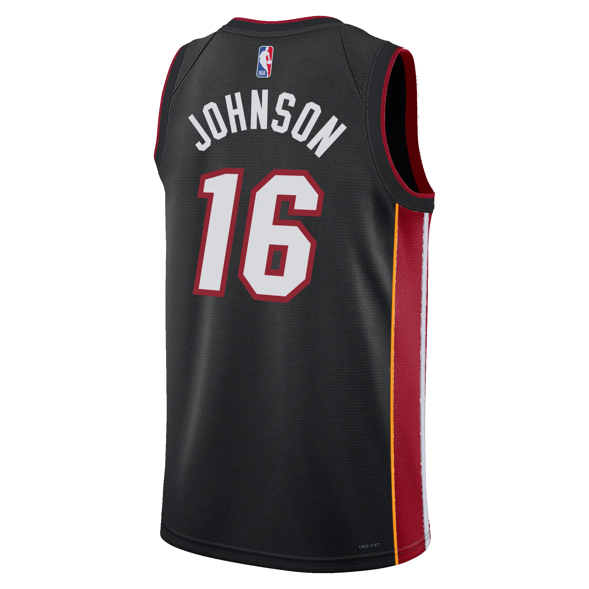 Keshad Johnson Nike Miami HEAT Icon Black Swingman Jersey sold by Miami Heat Store product image thumbnail 2