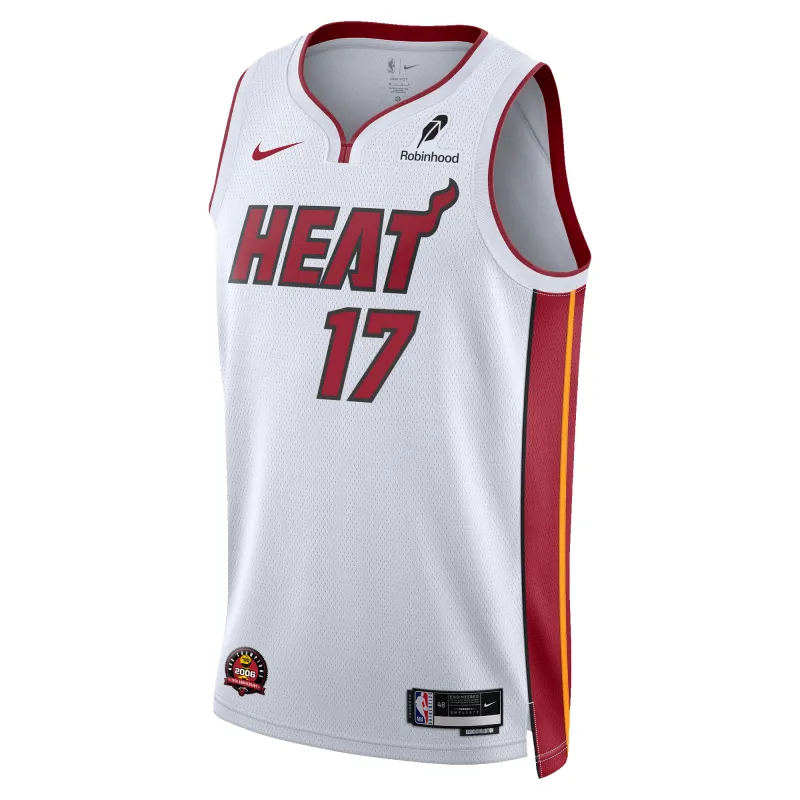 Jahmir Young Nike Miami HEAT Association White Swingman Jersey sold by Miami Heat Store