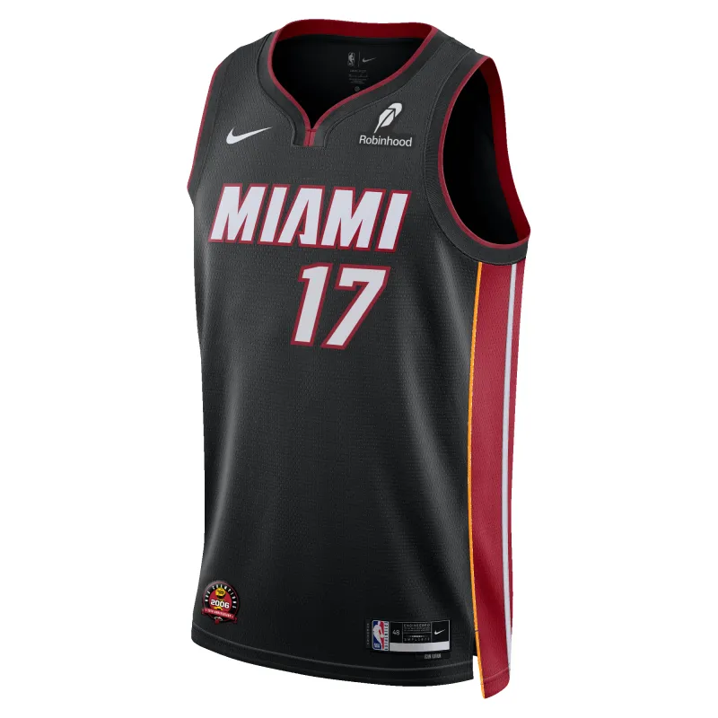 Jahmir Young Nike Miami HEAT Icon Black Swingman Jersey sold by Miami Heat Store